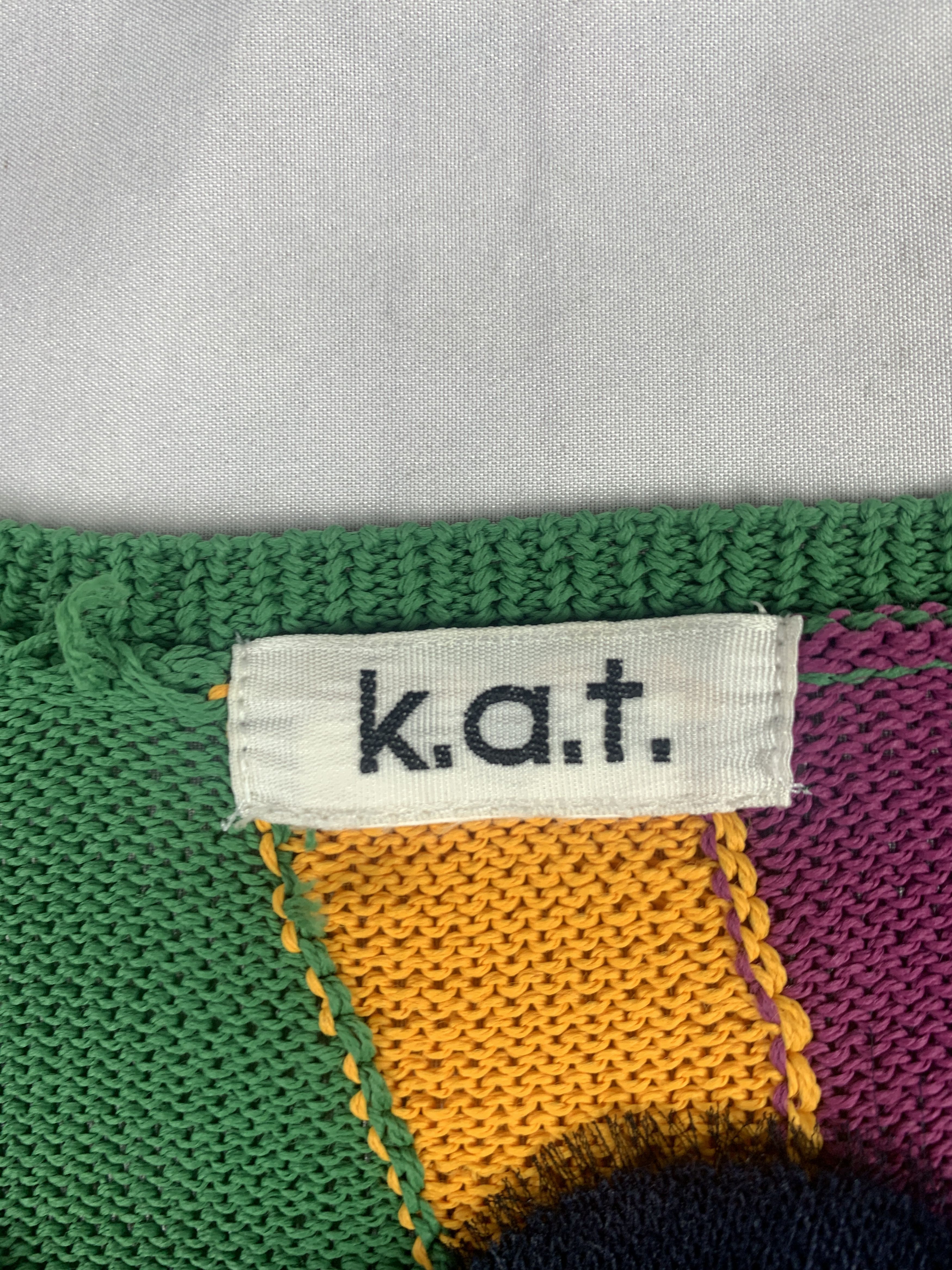 Japanese Brand k.a.t Flower Bros Knitted Cardigan (S) Size S / US 4 / IT 40 - 6 Thumbnail