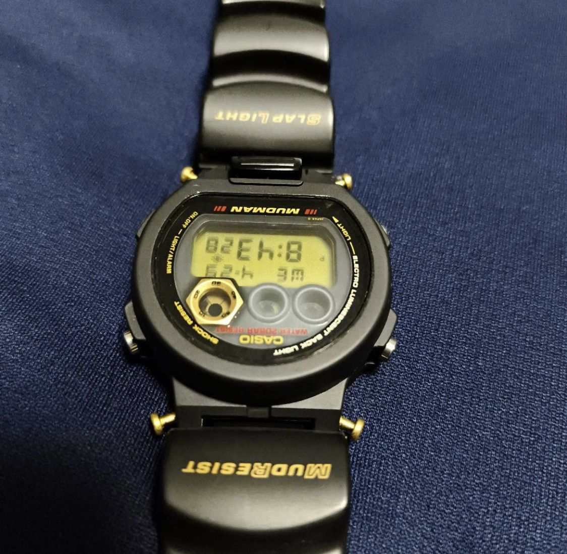 Casio Rare Vintage Casio G-SHOCK DW-8400 MUDMAN Black Gold Japan Size ONE SIZE - 4 Thumbnail