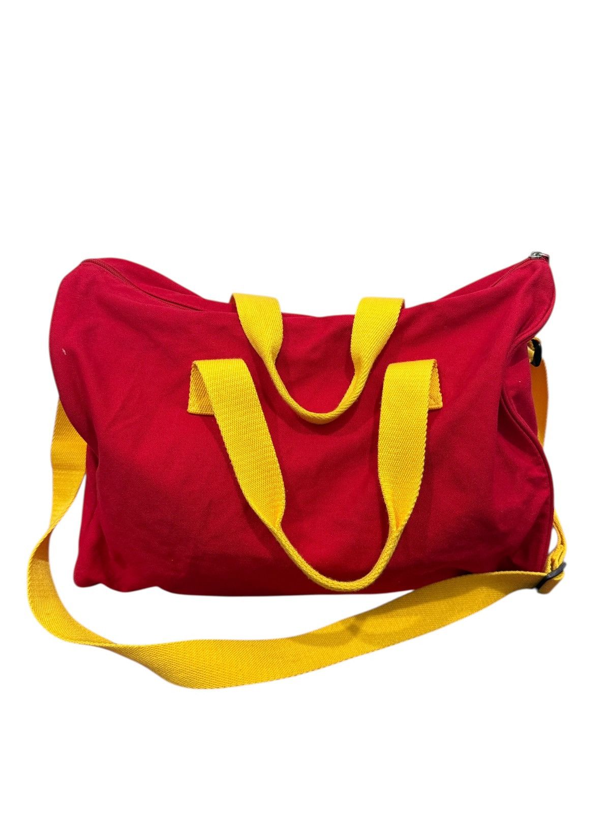RRL Ralph Lauren Polo Ralph Lauren Large Duffel Bag, Red Big Logo Number 2 Size ONE SIZE - 3 Thumbnail