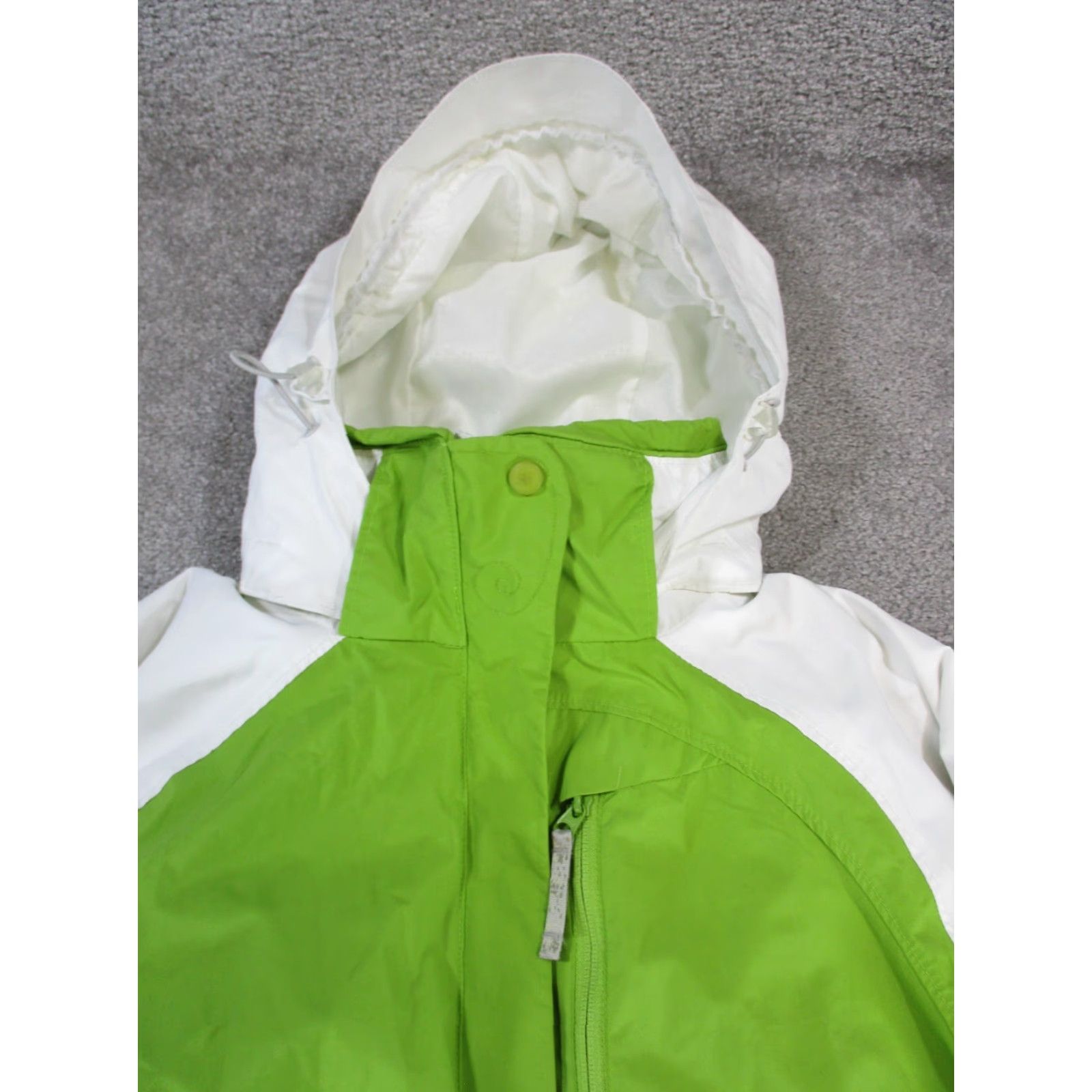 Vintage Vtg Columbia Jacket Womens M Green White Lime Omni-Tech 3-IN-1 Jacket Mens Womens Size M / US 6-8 / IT 42-44 - 2 Thumbnail
