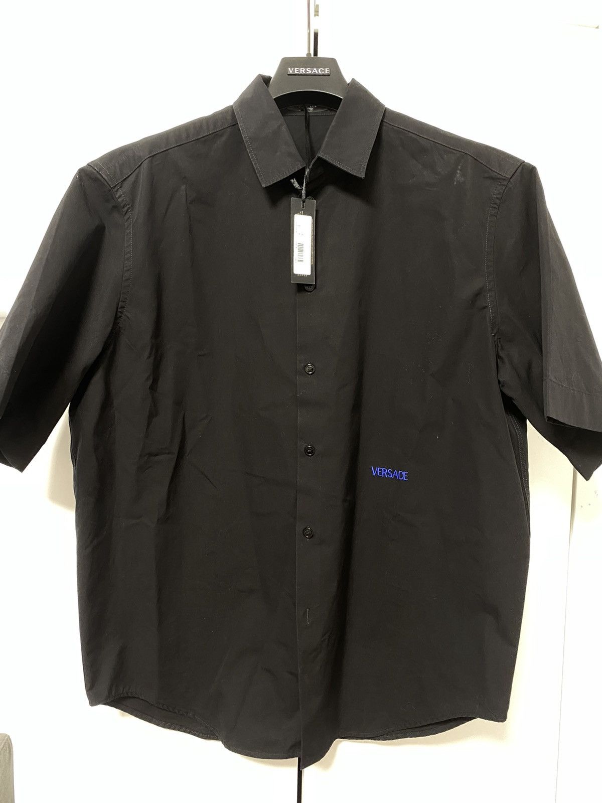 Versace Versace Cotton Shirt Size US M / EU 48-50 / 2 - 1 Thumbnail