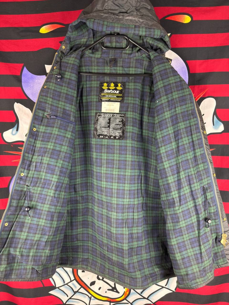 Barbour Vintage Barbour Luxury A6 Durham Wax Jacket Size C46/117cm Size US XXL / EU 58 / 5 - 5 Thumbnail