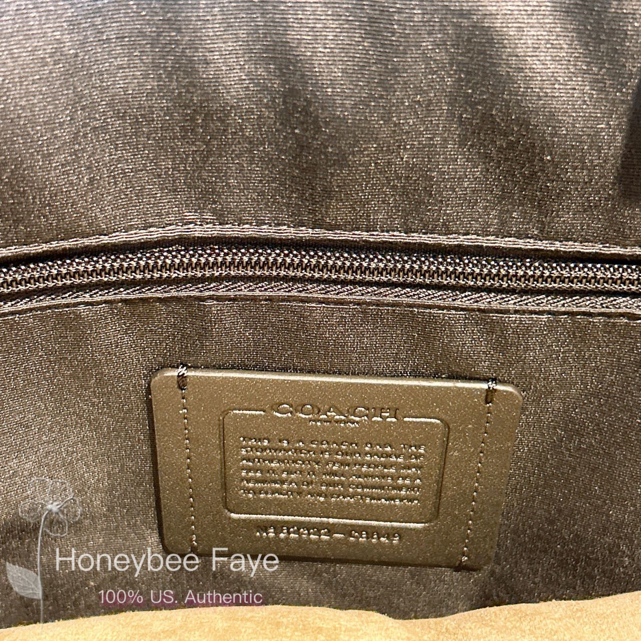 Coach Hudson Double Handle Tote Bag In Signature Canvas CB849 Size ONE SIZE - 4 Thumbnail