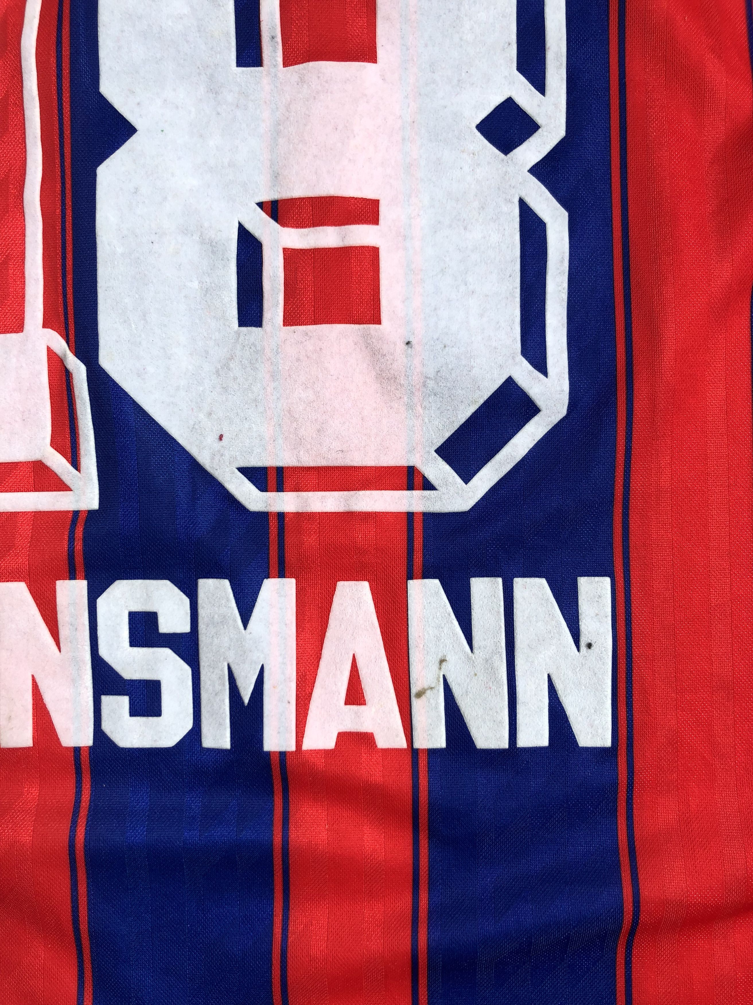 Adidas Bayern Munich Home football shirt 1995-1997 #18 Klinsmann Size US XL / EU 56 / 4 - 17 Thumbnail