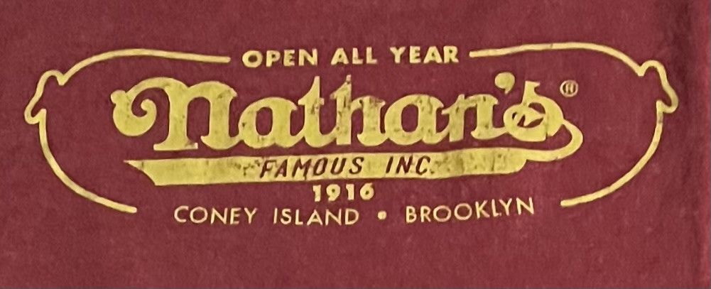 Other Nathans Famous Hot Dogs Vintage Coney Island Graphic Tee Size US L / EU 52-54 / 3 - 3 Thumbnail