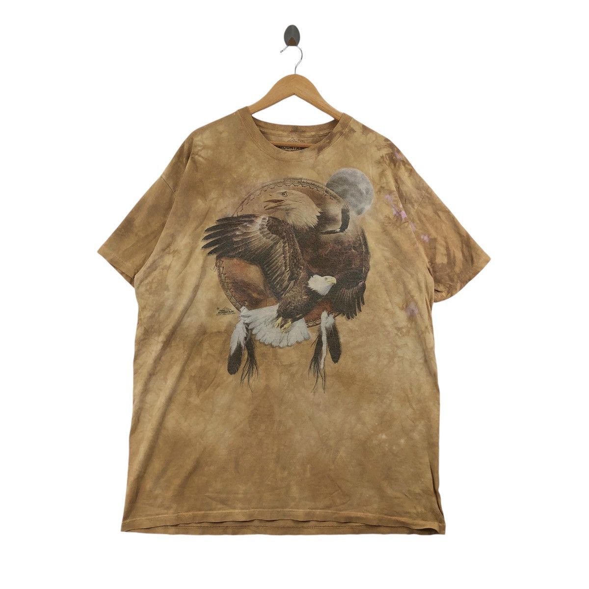 The Mountain The Mountain CAROL CAVALARIS Eagles Art Tee Shirt Tye Dye Size US XXL / EU 58 / 5 - 1 Thumbnail