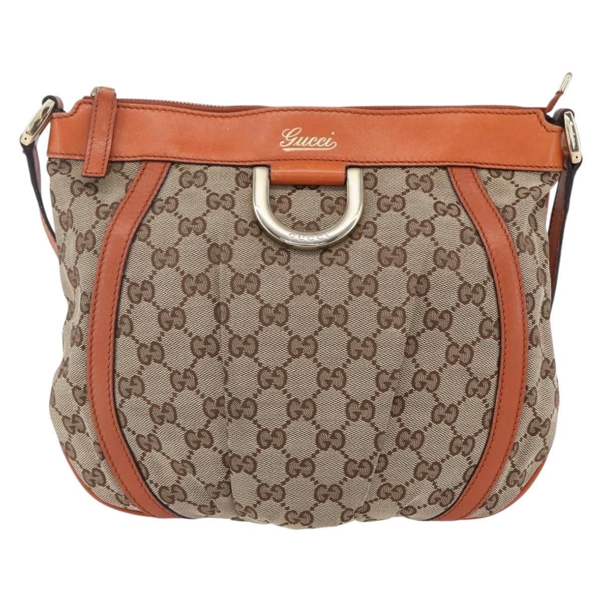 Gucci Gucci D Ring Messenger Bag GG Canvas Size ONE SIZE - 1 Thumbnail