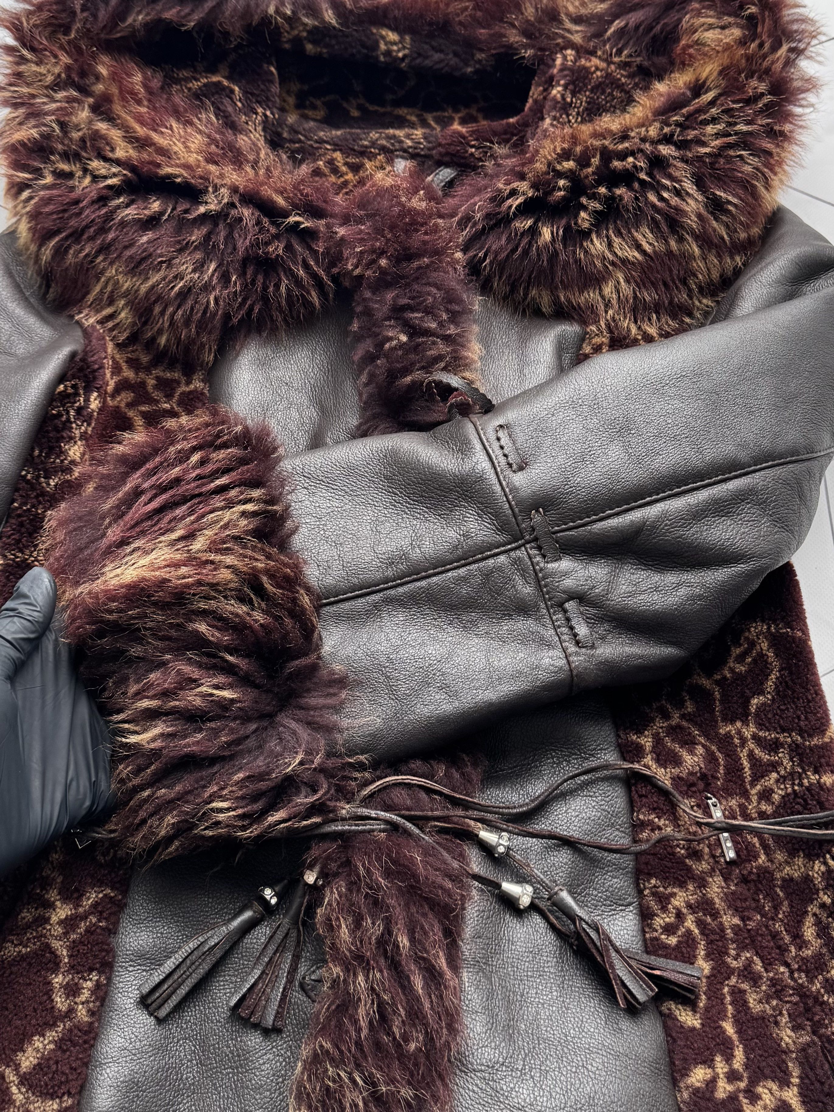 Vintage Vintage Real Sheepskin Hooded Jacket (B550)E2D15 Size M / US 6-8 / IT 42-44 - 9 Thumbnail