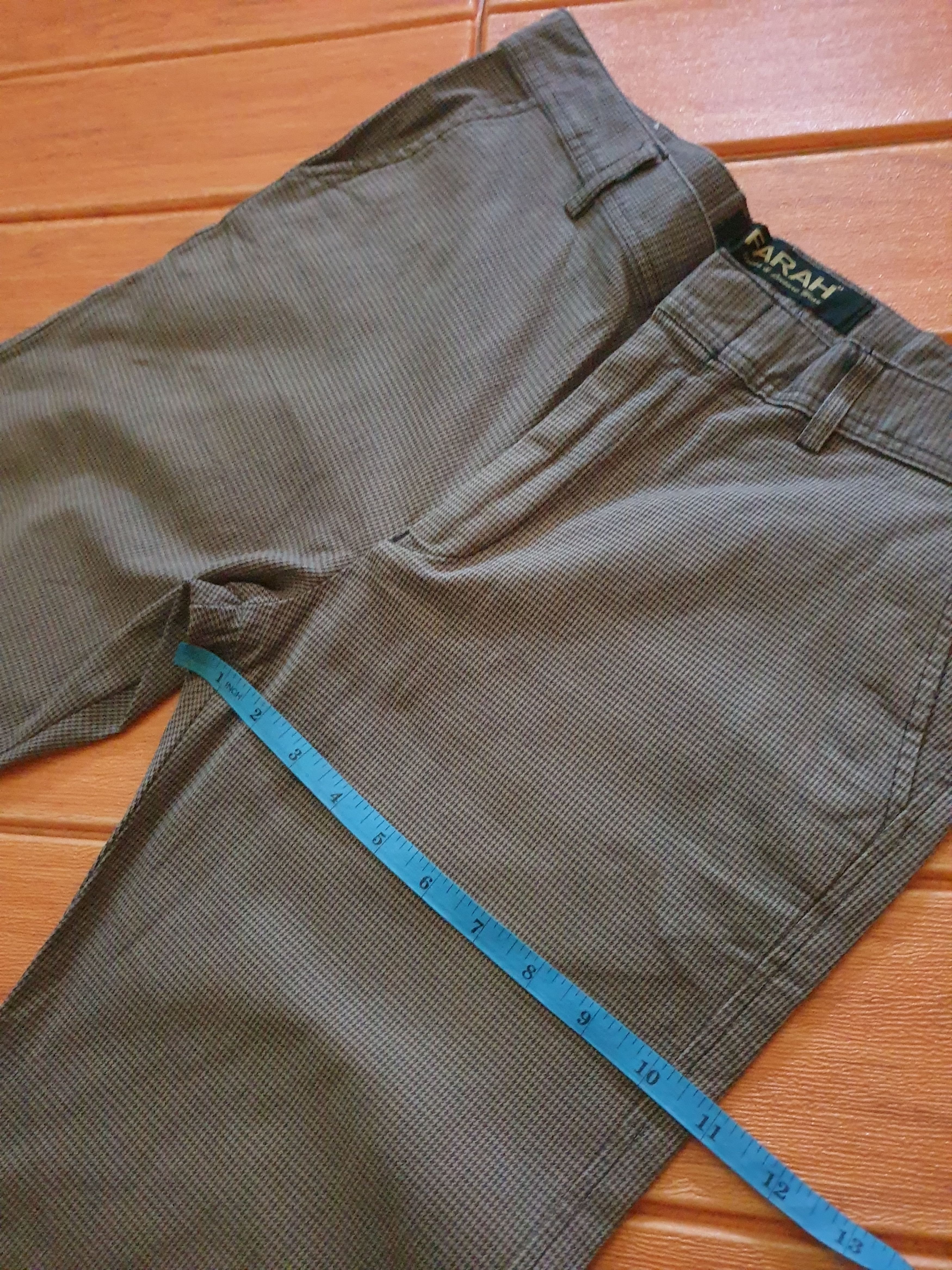 Farah Vintage farah Brown colour pant Size US 33 - 8 Thumbnail