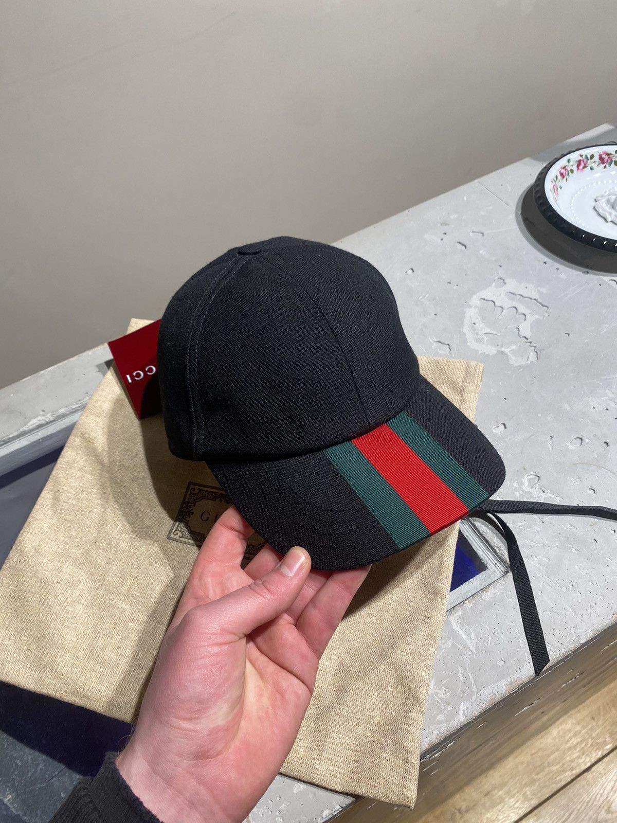 Gucci BNWT Gucci Web Cap Size ONE SIZE - 2 Thumbnail