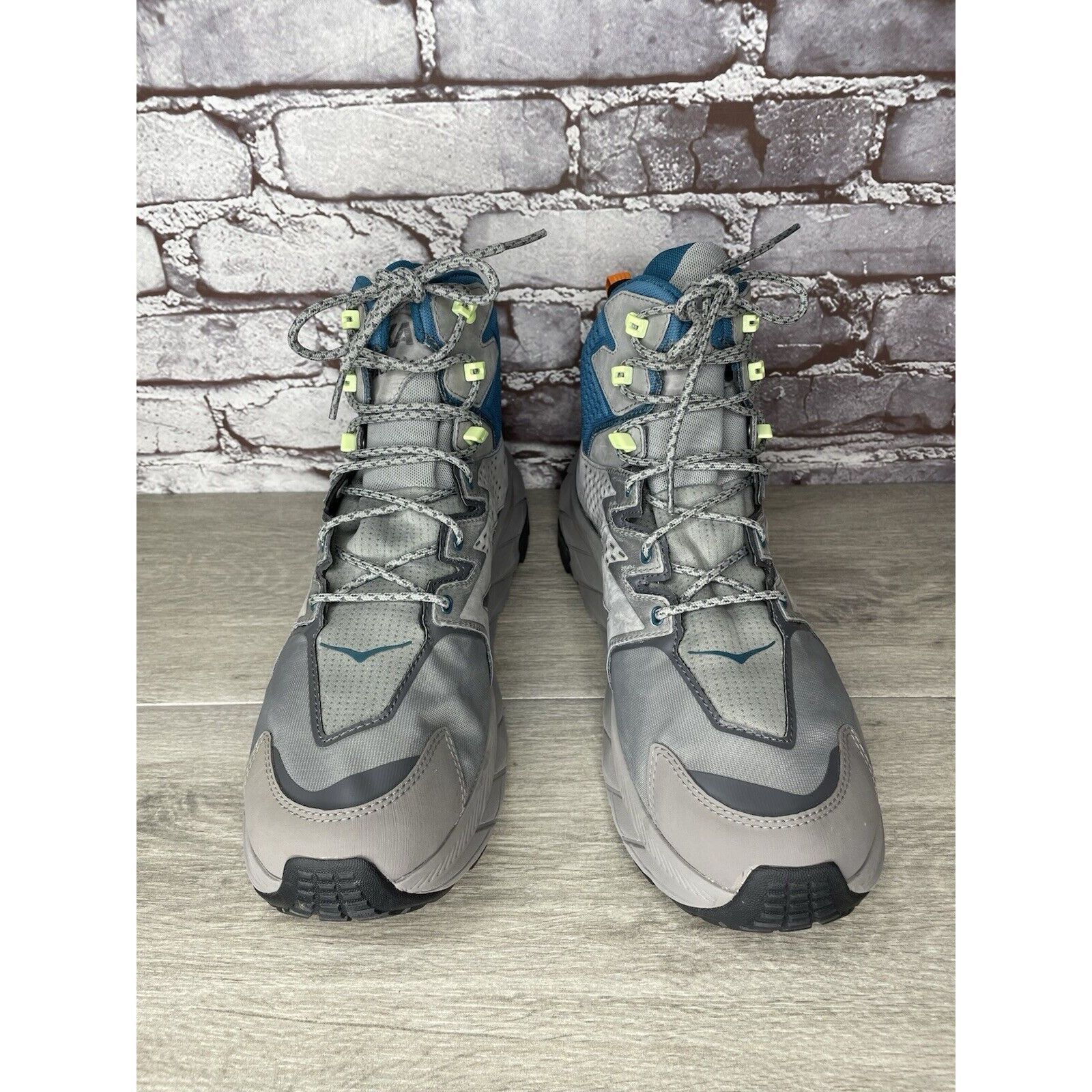 Hoka Hoka One One Anacapa Mid GTX Gray Blue Hiking Boots 1122018- Size US 11.5 / EU 44-45 - 17 Thumbnail