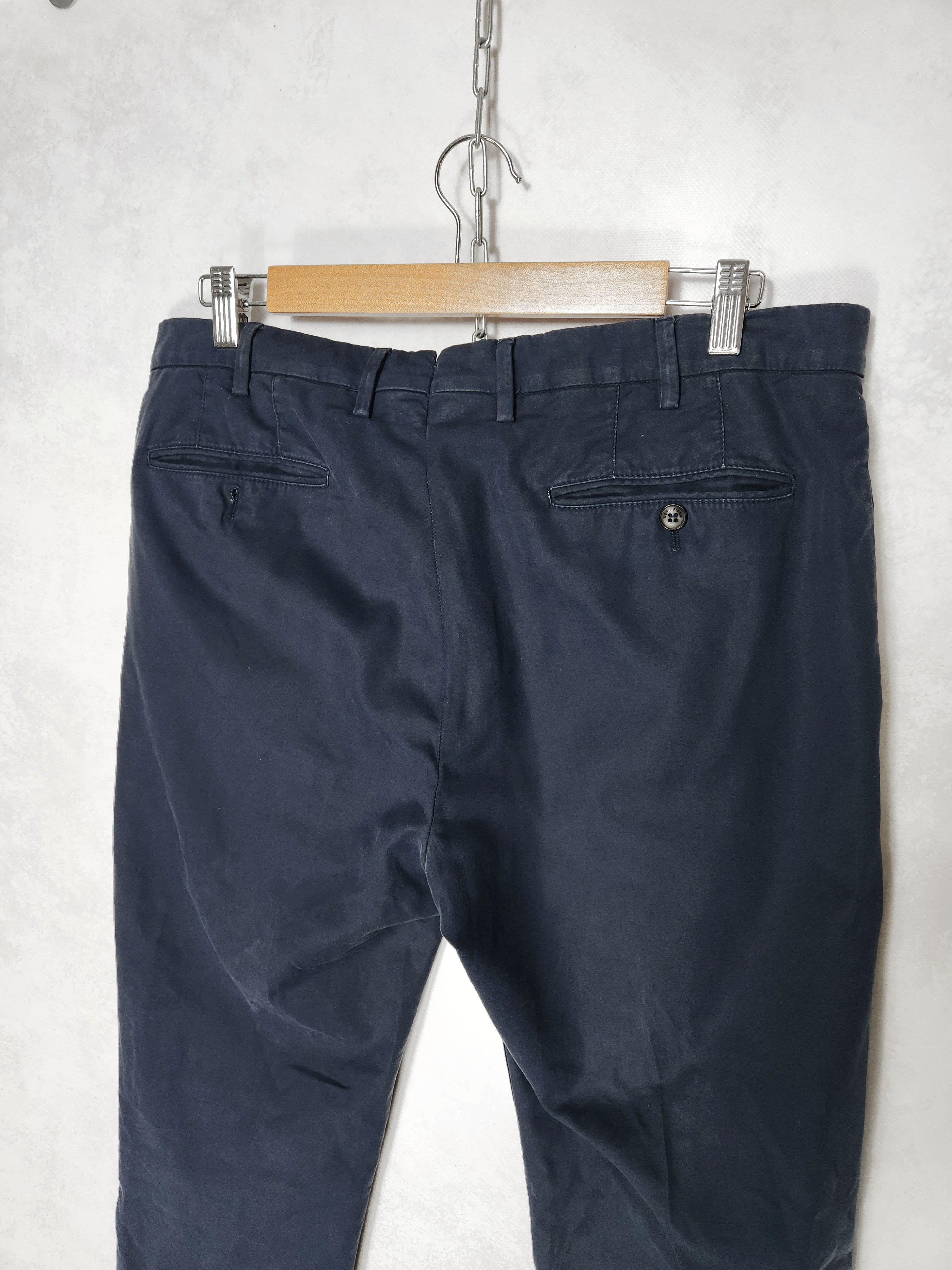 Loro Piana Loro Piana cotton chino navy pants size 52 Size US 36 / EU 52 - 8 Thumbnail