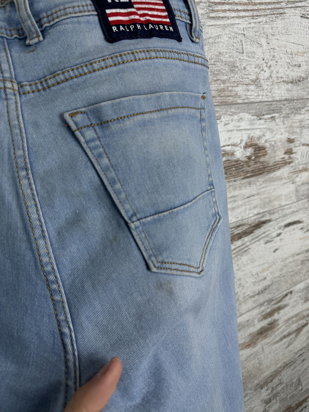 Vintage Mens Vintage Polo Bear Ralph Lauren jeans pants denim logo Size US 32 / EU 48 - 15 Thumbnail