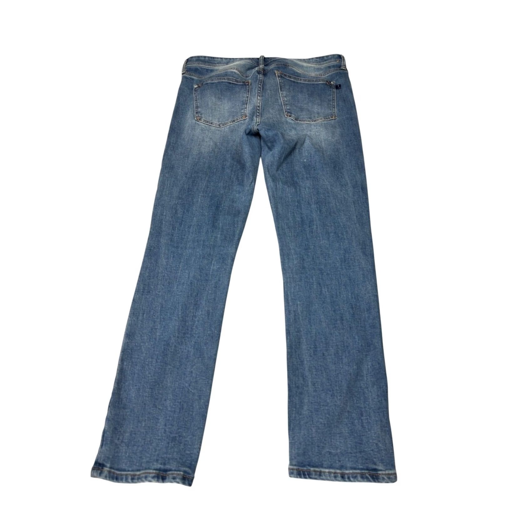 Vintage Pilcro and the Letterpress Slim Boyfriend Jeans Blue Wash Denim Womens 29X29 Size 29" - 7 Thumbnail