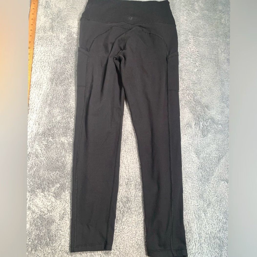 Vintage Aerie Hugger Legging Hi-Rise Black Large Women L Pants Ankle Comfort Hi-Rise Black Legging Size 36" / US 14 / IT 50 - 4 Thumbnail