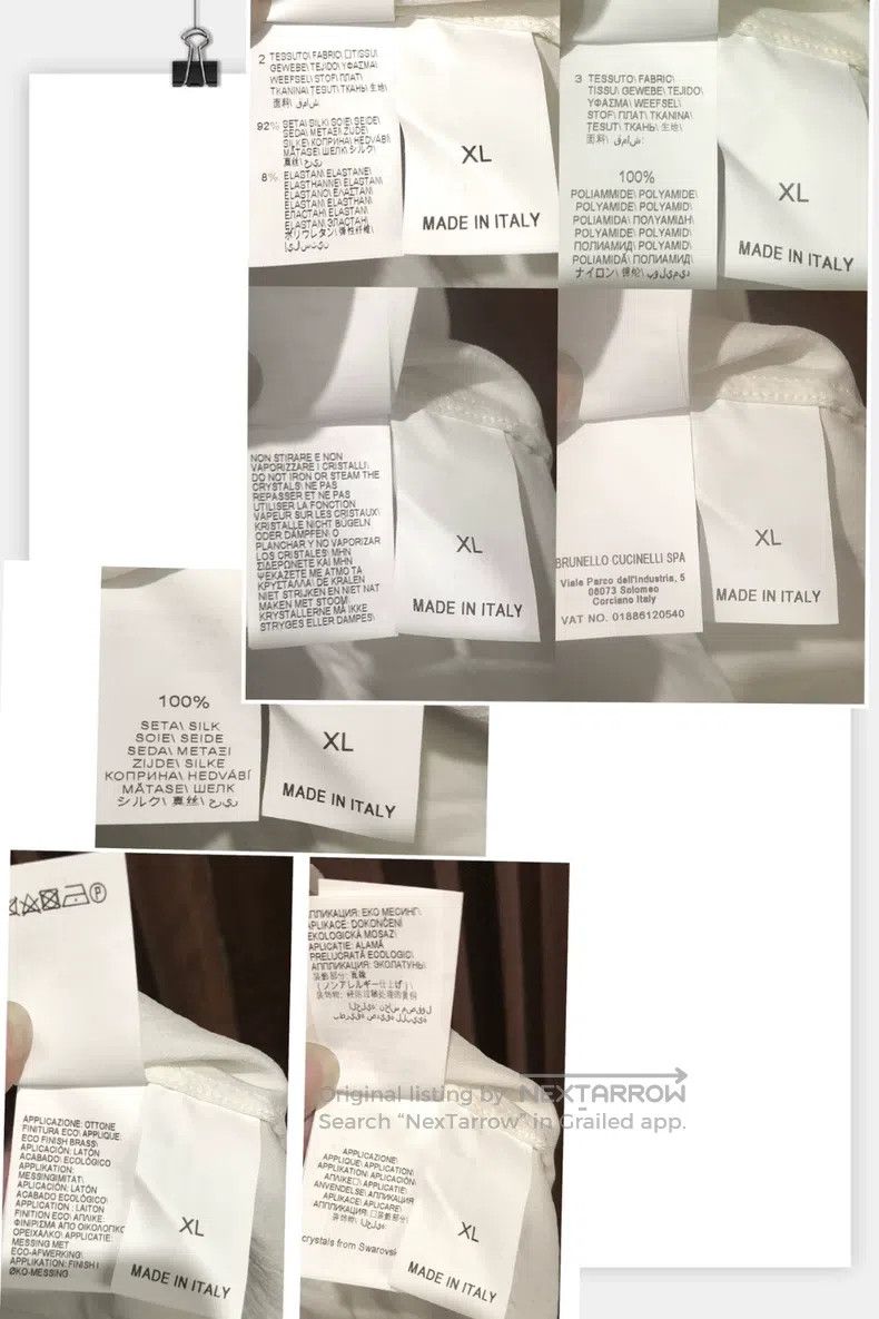 Brunello Cucinelli brunello cucinelli Beaded Crystal Blouse Size XL / US 12-14 / IT 48-50 - 9 Thumbnail