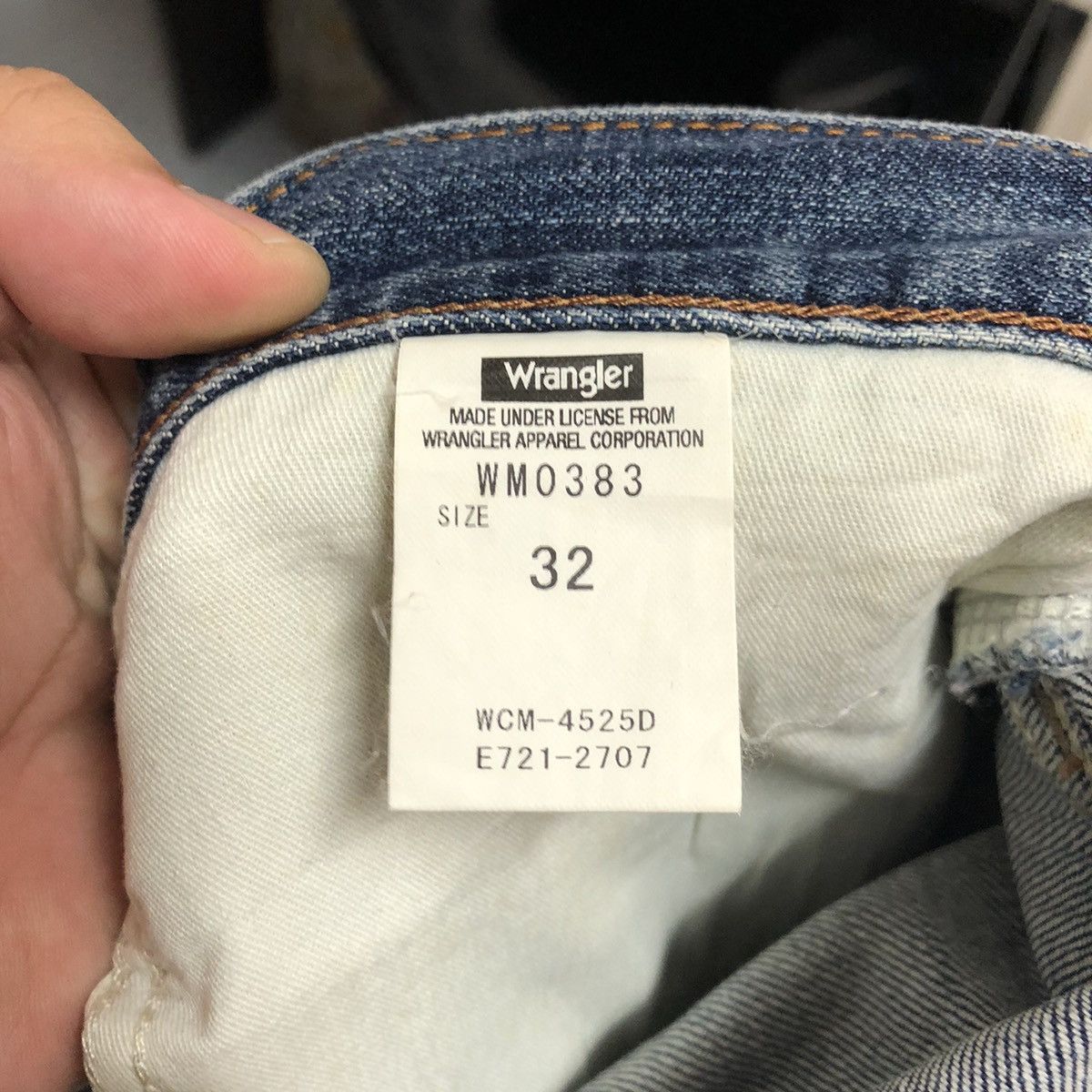 Wrangler DL Wrangler Blue Denim Pants #C203 Size US 32 / EU 48 - 19 Thumbnail