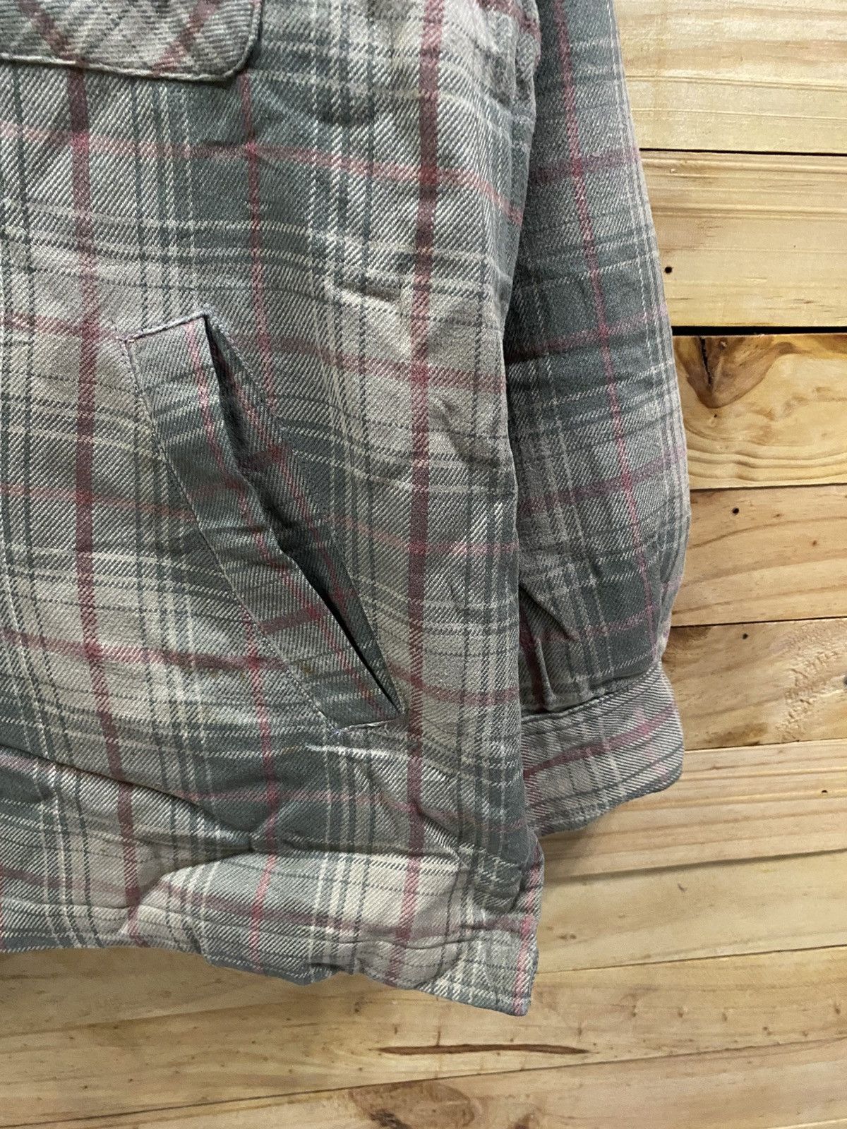 Vintage Vintage Bonmarlen flannel button up jacket Size US XL / EU 56 / 4 - 4 Thumbnail