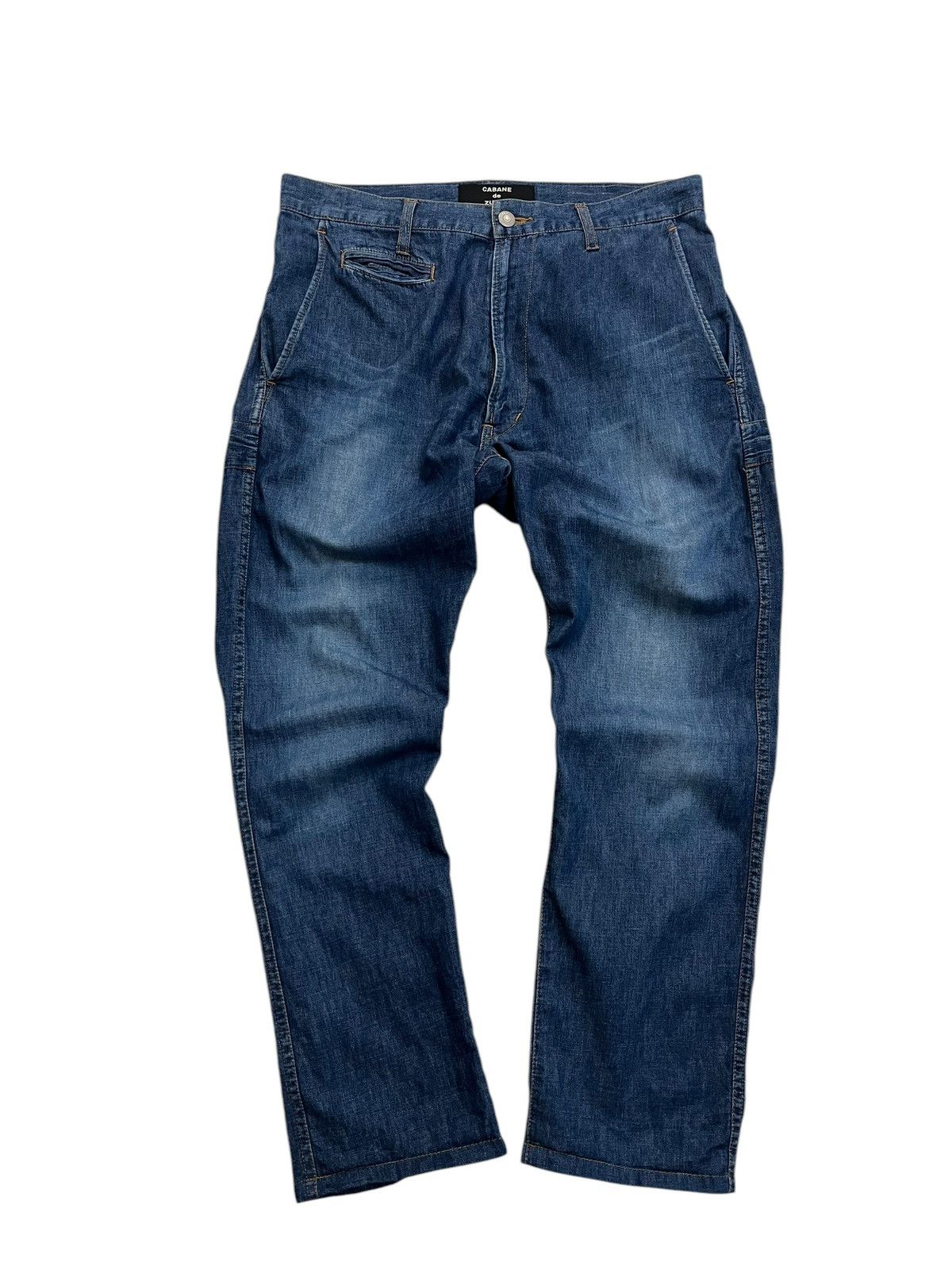 CABANE de ZUCCa × Issey Miyake Cabane de zucca high waist jeans in size 32 x 26 inches Size US 32 / EU 48 - 8 Thumbnail