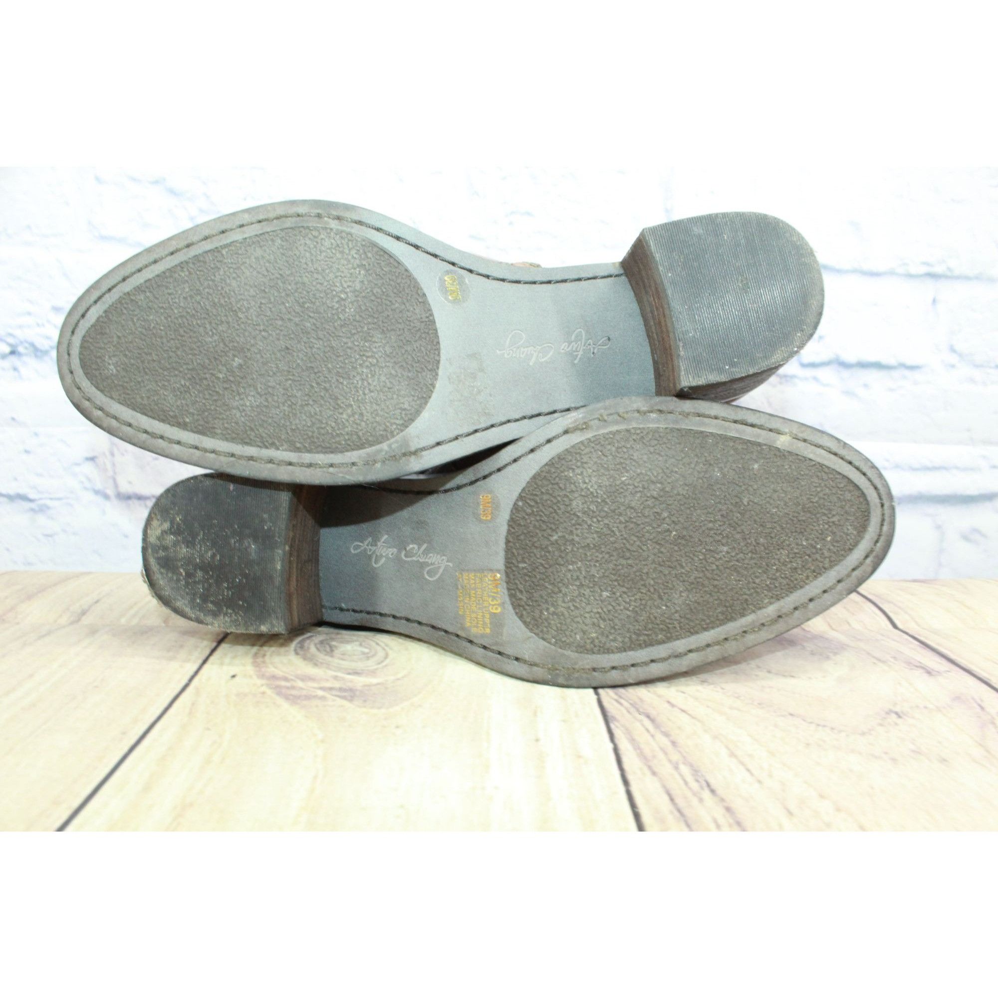 Leather × Other Arturo Chiang Masin Side Zip Western Ankle Booties Size 9 M Size US 9 / IT 39 - 8 Thumbnail