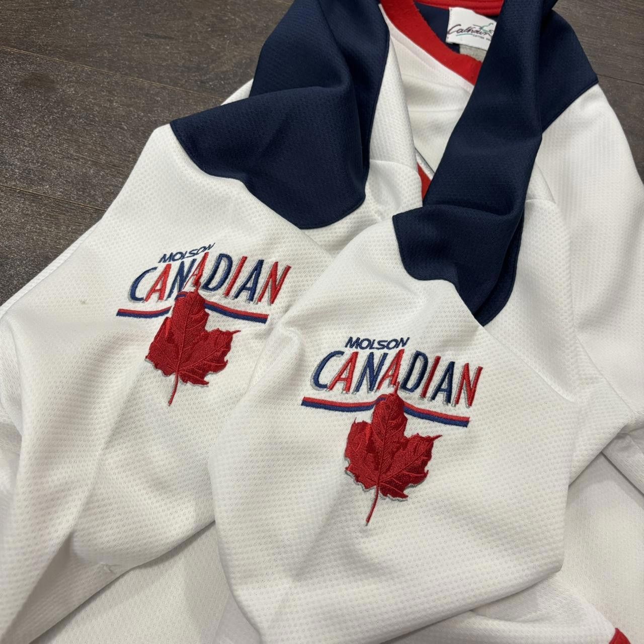 Designer Vintage molson Canadian I am Canadian hockey jersey 00s XL Size US XL / EU 56 / 4 - 4 Thumbnail