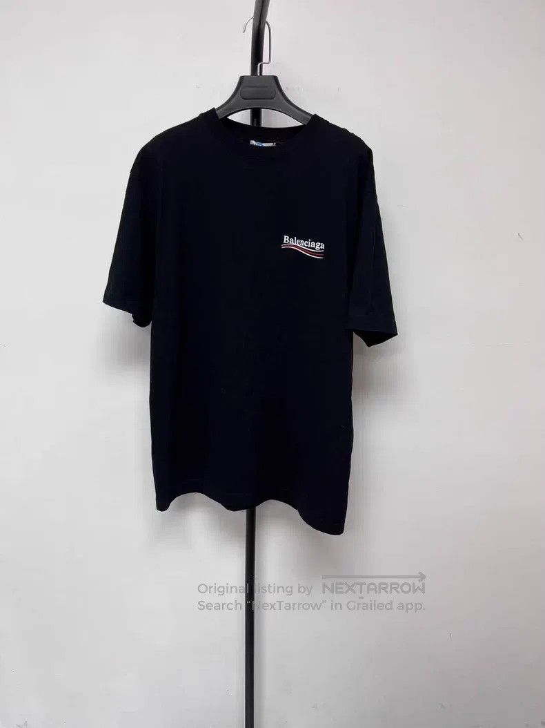 Balenciaga Balenciaga Logo Letter Embroidered Crew Neck Short Sleeve Size XS / US 0-2 / IT 36-38 - 1 Thumbnail