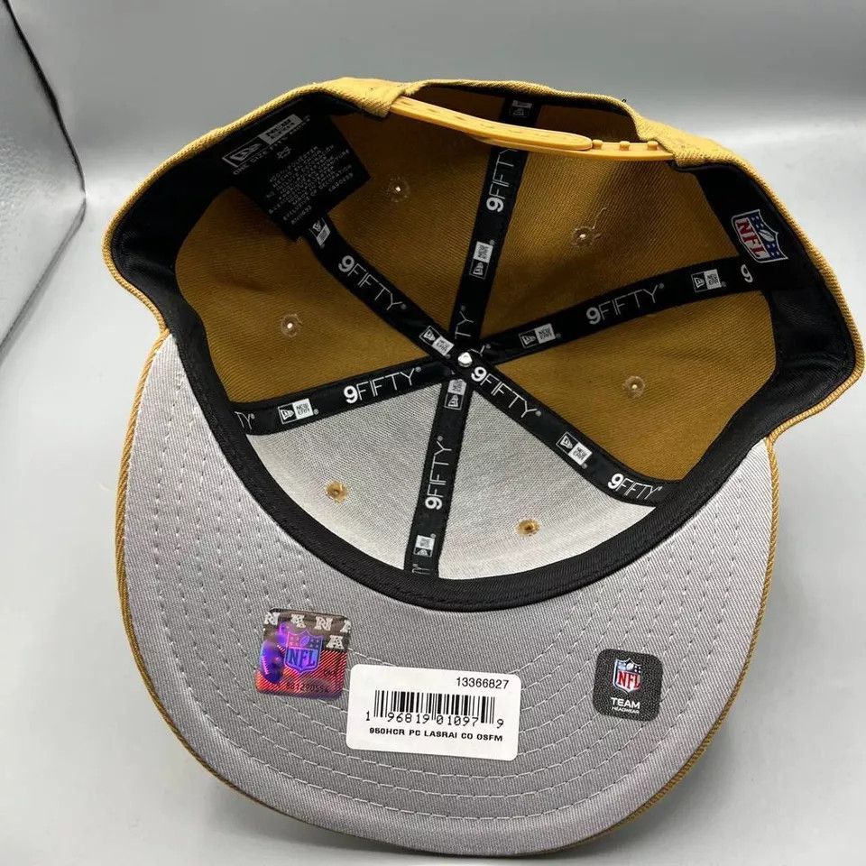 New Era Las Vegas Raiders Hat Men Brown 9Fifty New Era Snap Back Cap Size ONE SIZE - 4 Thumbnail