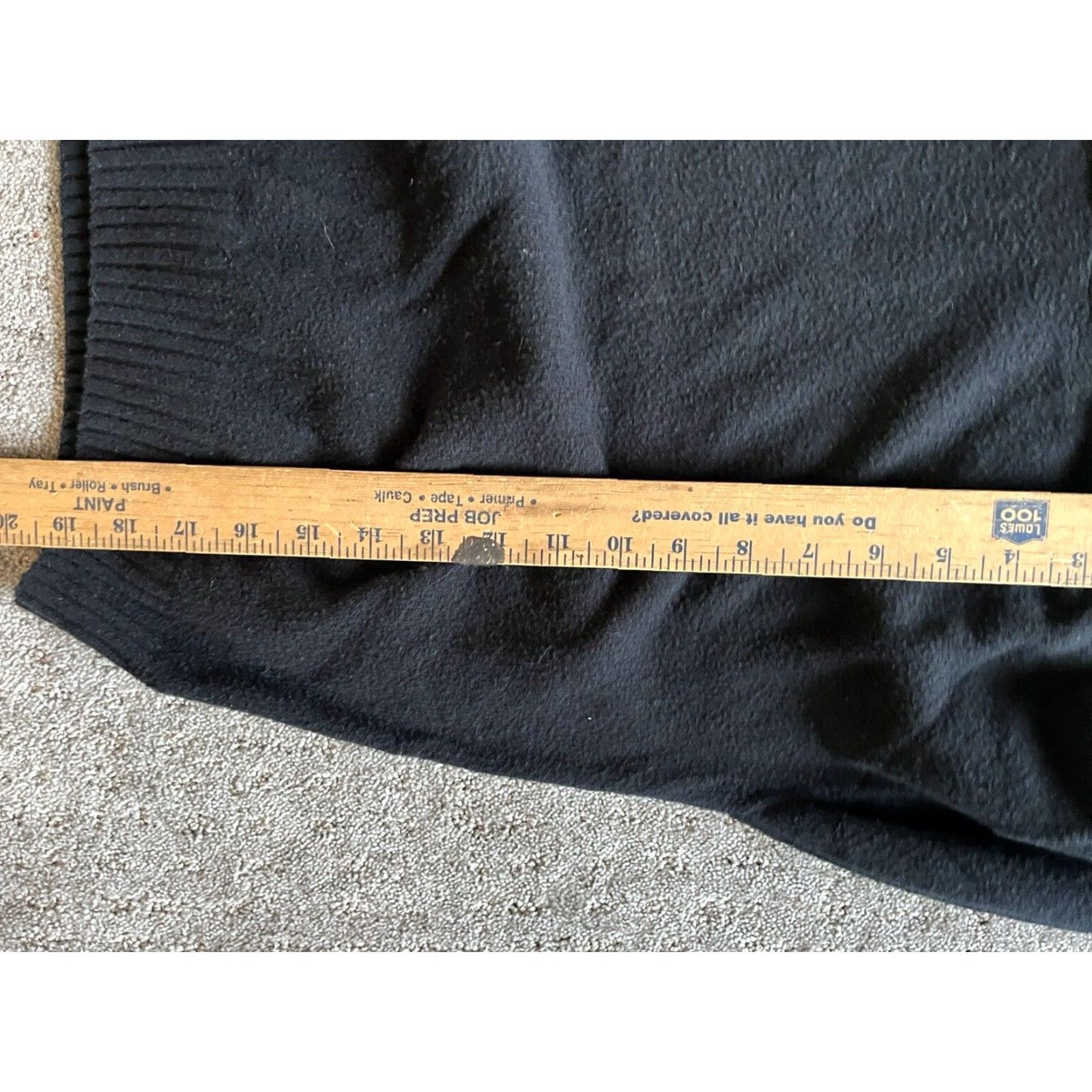Gap Gap Women Black Pullover Hoodie Small Solid Cotton Blend Size S / US 4 / IT 40 - 5 Thumbnail