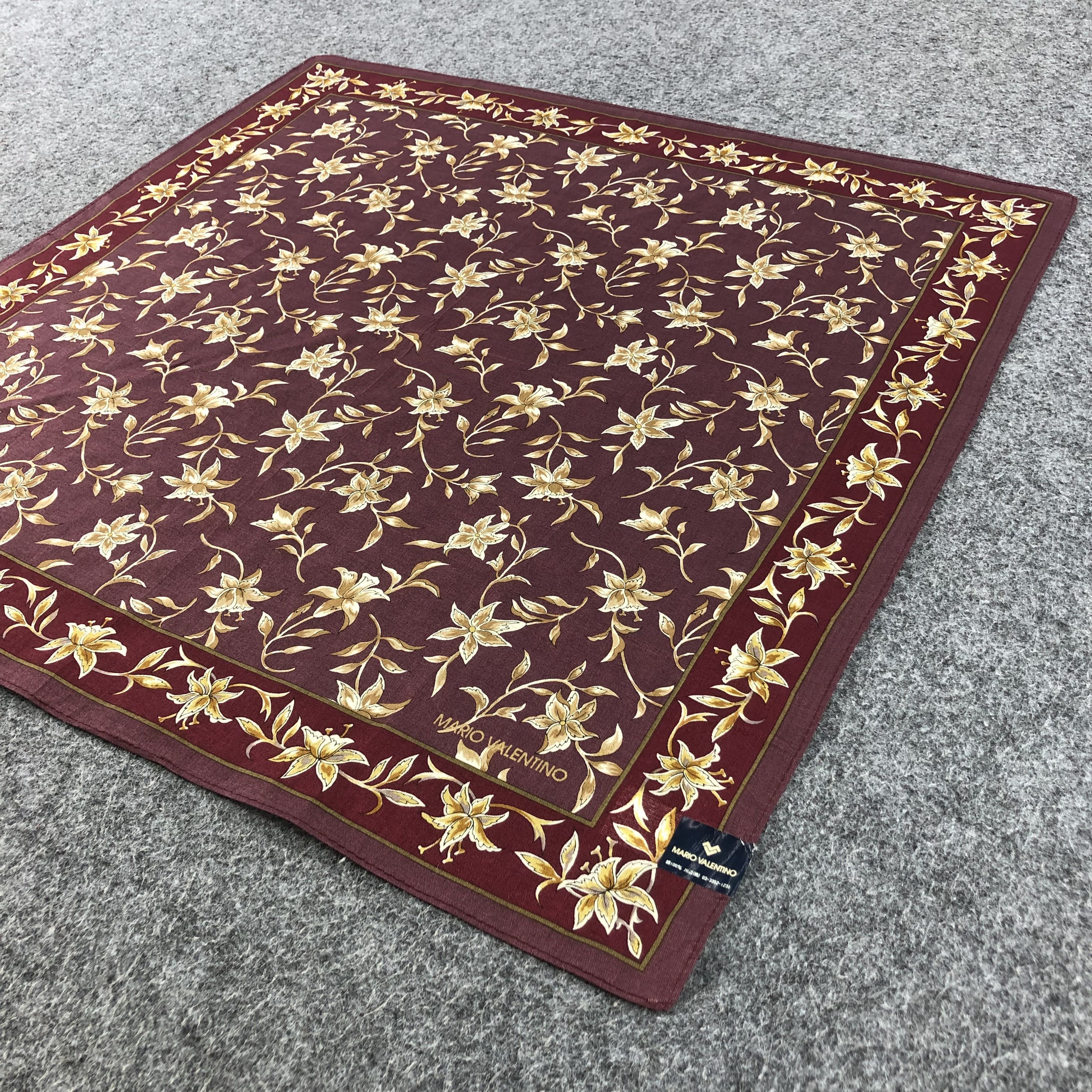 Mario Valentino Mario Valentino Handkerchief Neckerchief Bandana H1349 Size ONE SIZE - 4 Thumbnail
