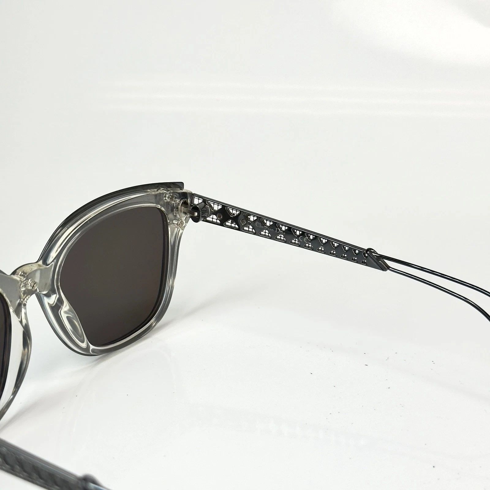 Christian Dior Monsieur CHRISTIAN DIOR DIORAMA 1 Grey Blue Mirrored Metal RAMA Size ONE SIZE - 4 Thumbnail