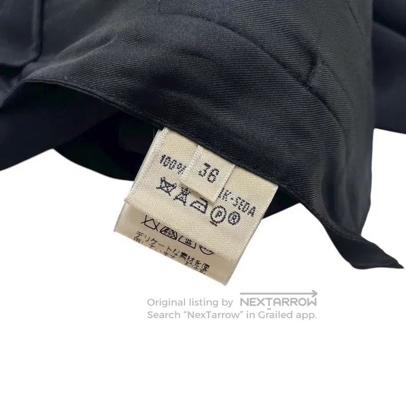 Hermes Hermes Black 100% Silk Material Skirt Size 24" / US 00 / IT 34 - 7 Thumbnail