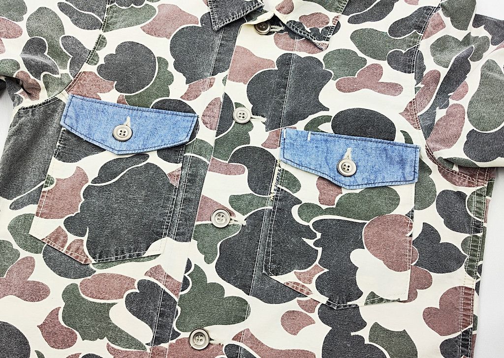 Blue Blue Japan × HOLLYWOOD RANCH MARKET HR MARKET frog camouflaged long sleeve shirt Size US S / EU 44-46 / 1 - 3 Thumbnail