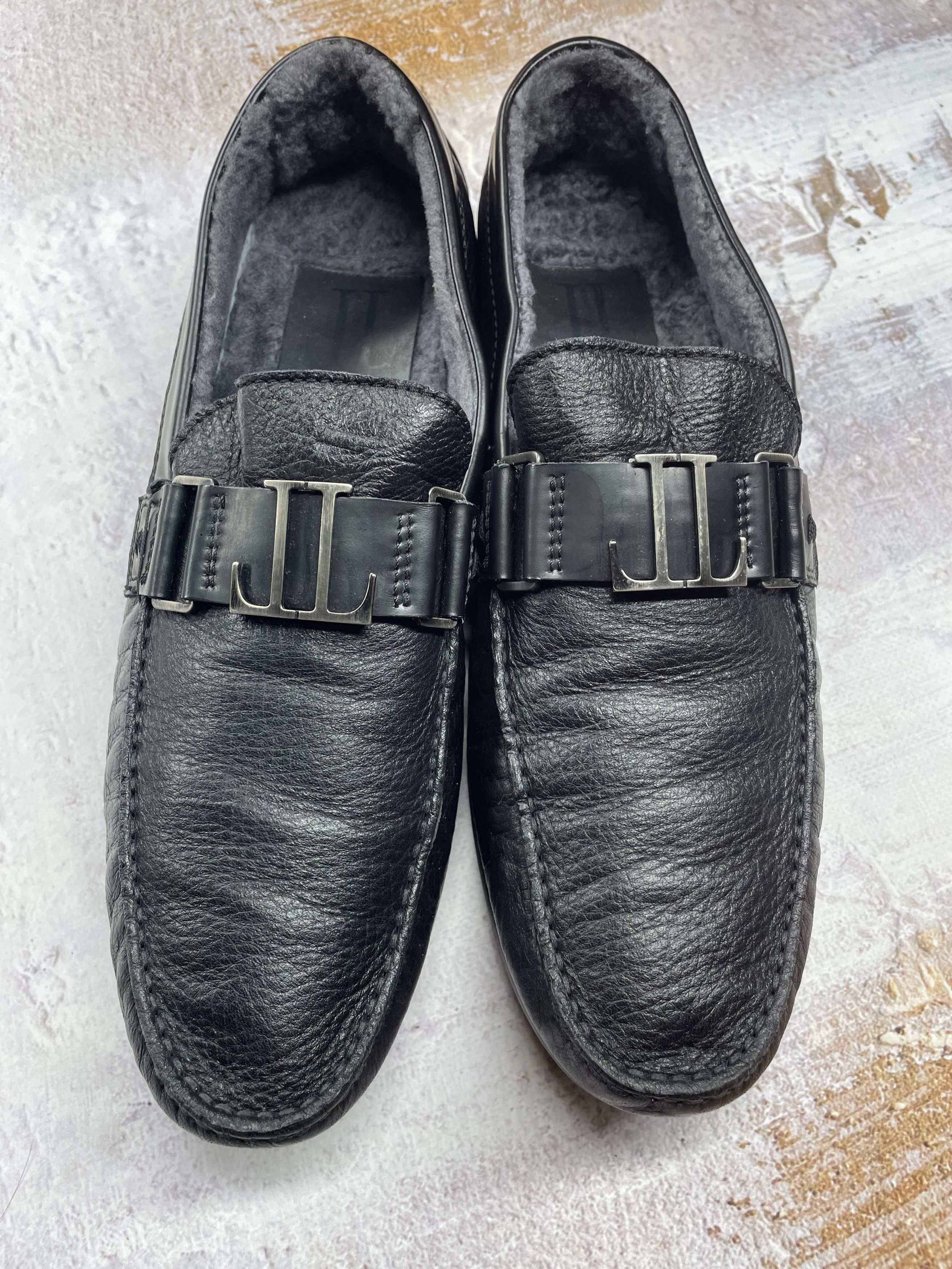 Vintage Loriblu Winter Leather Shoes Insulated Fur Men Size11.5 Size US 11.5 / EU 44-45 - 5 Thumbnail