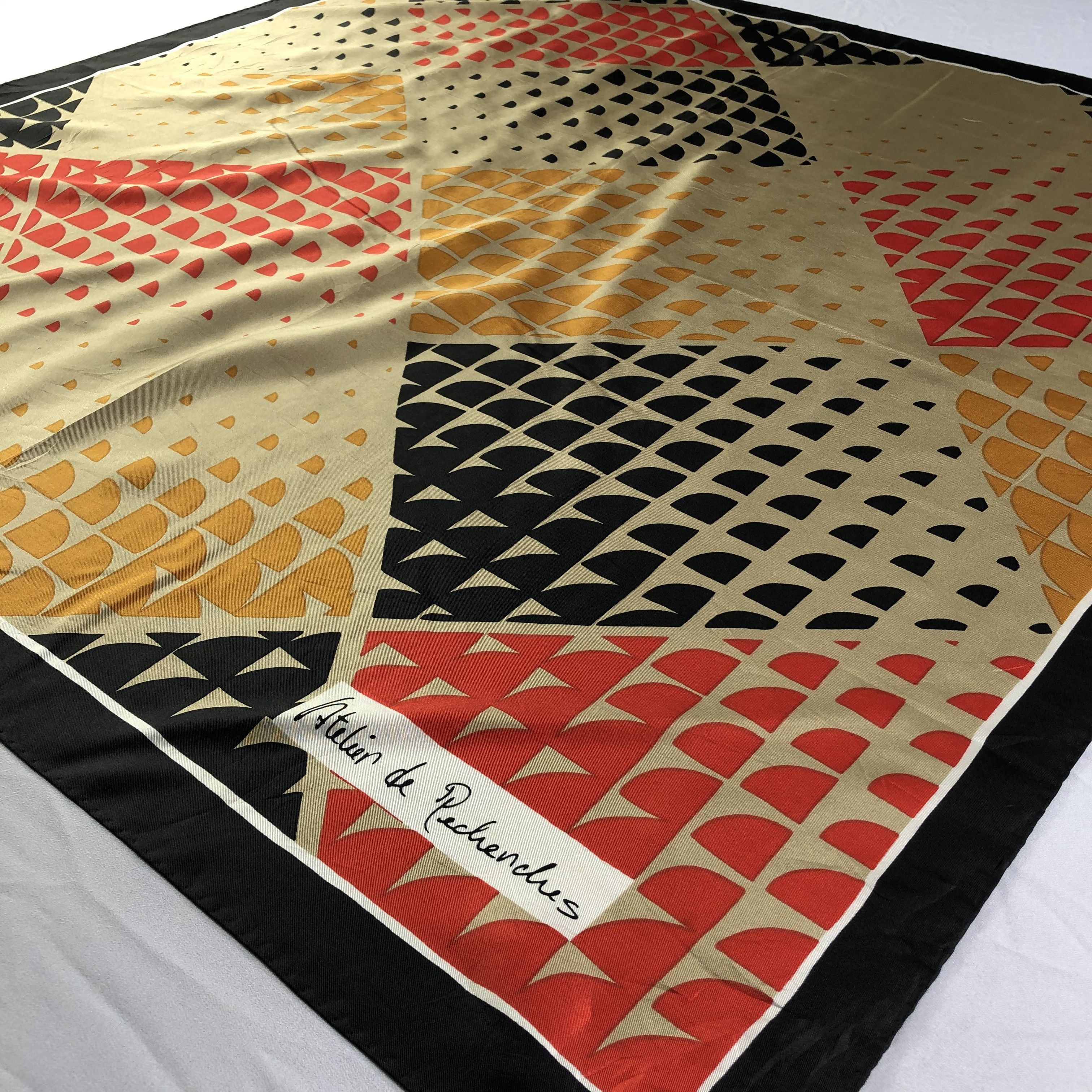 Vintage Vintage Silk Scarf Size ONE SIZE - 3 Thumbnail