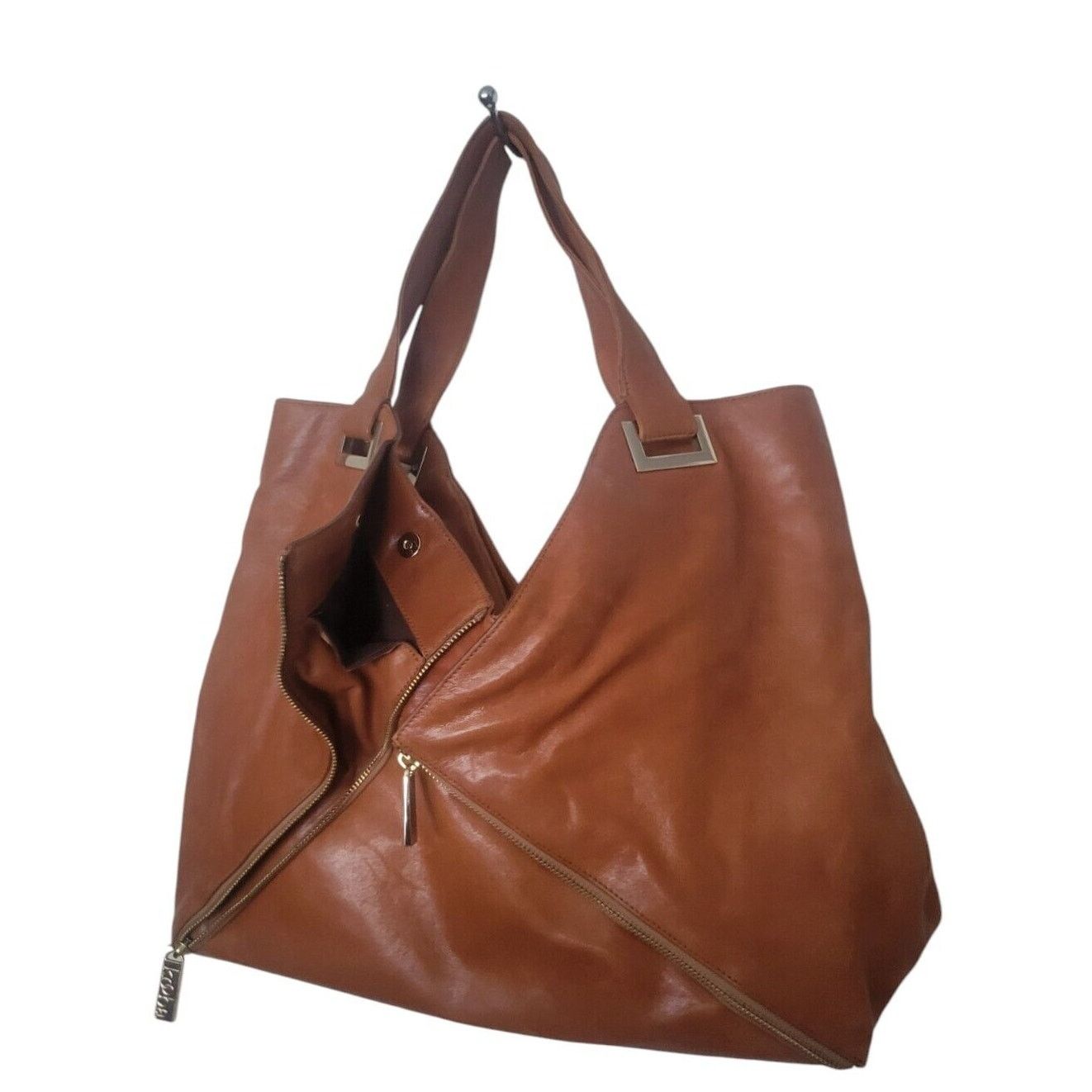 Other Kooba Large Zipper Asymmetrical Biker Goth Hobo Shoulder Bag Size ONE SIZE - 2 Thumbnail