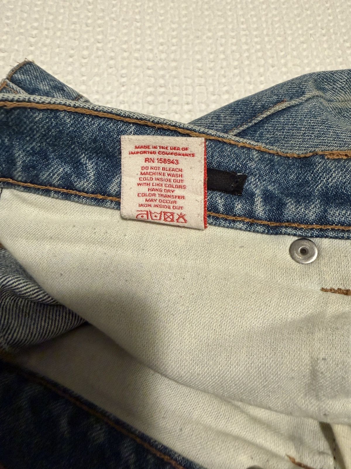 Cherry LA Cherry LA Straight Blue Denim Size US 32 / EU 48 - 6 Thumbnail