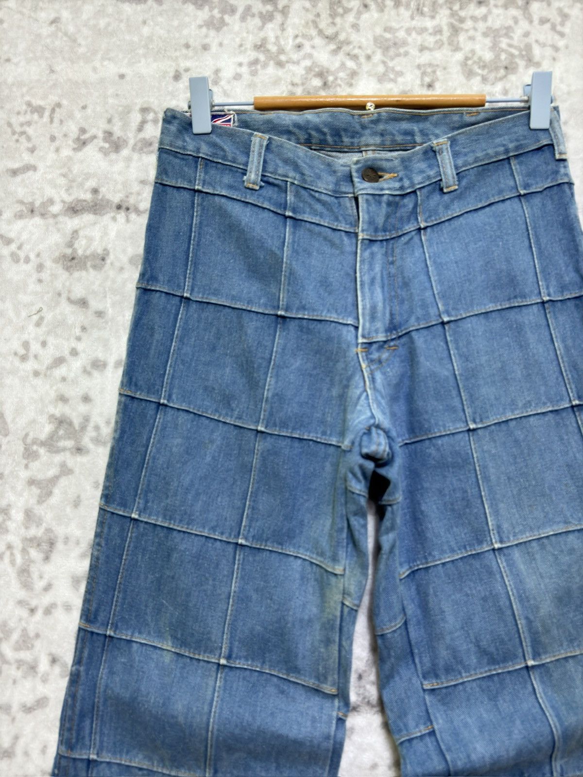 Hysteric Glamour Vintage Brittania Sportswear Reconstructed Flare Wide Leg Size US 28 / EU 44 - 4 Thumbnail