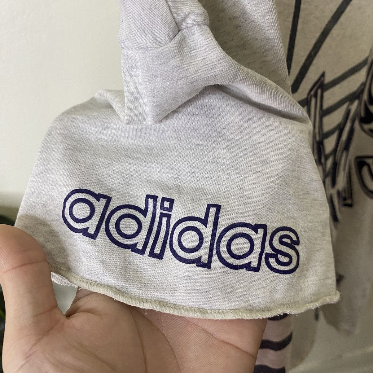 Adidas Vintage 1990s Adidas Overprint T Shirt Size US XL / EU 56 / 4 - 3 Thumbnail
