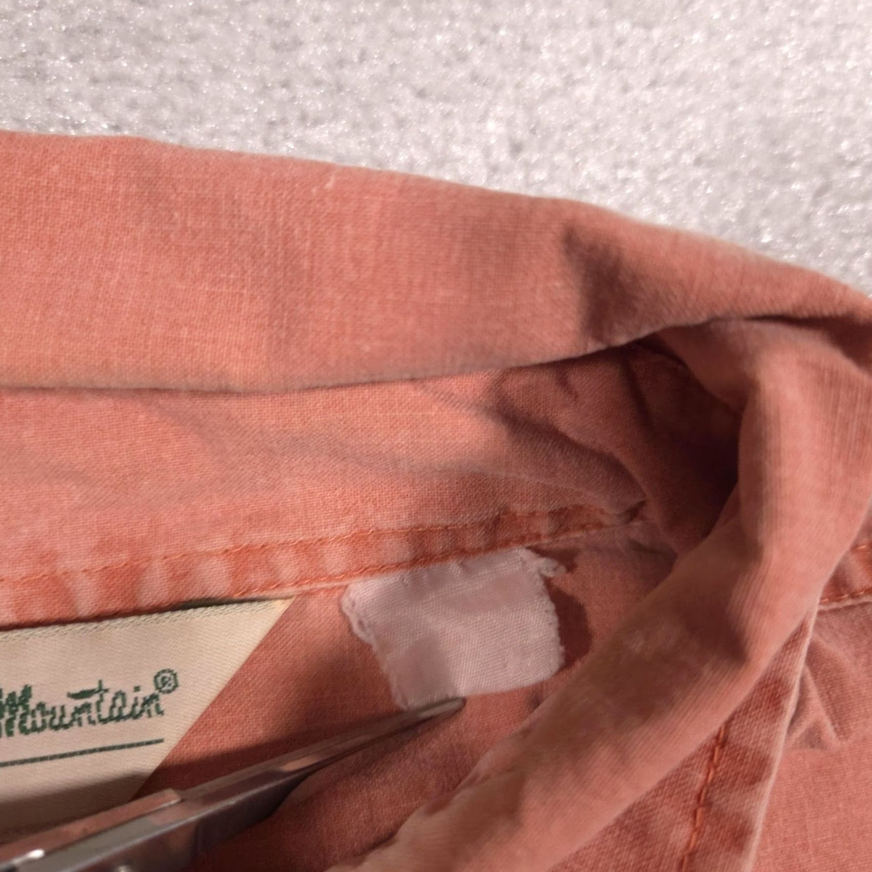 Vintage Gander Mountain Shirt Mens 2XL Orange Solid Button Front Long Sleeve Outdoor Size US XXL / EU 58 / 5 - 6 Thumbnail