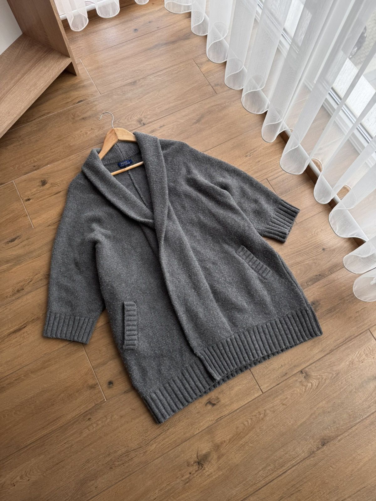 Polo Ralph Lauren × Vintage Vintage Polo Ralph Lauren Merino Wool Heavyweight Poncho Size US L / EU 52-54 / 3 - 10 Thumbnail