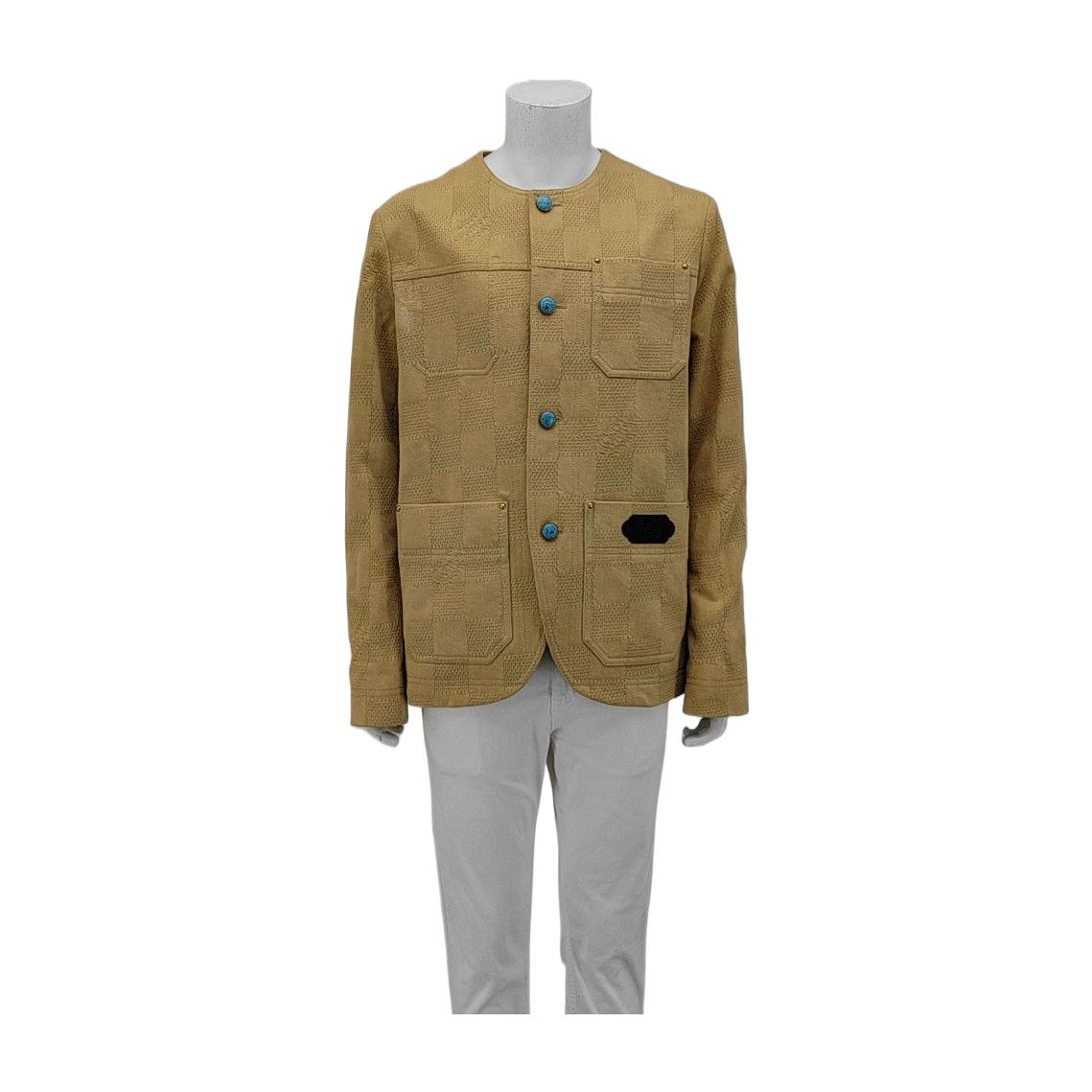 Louis Vuitton Louis Vuitton Damier Collarless Jacket Size M Size US M / EU 48-50 / 2 - 1 Thumbnail