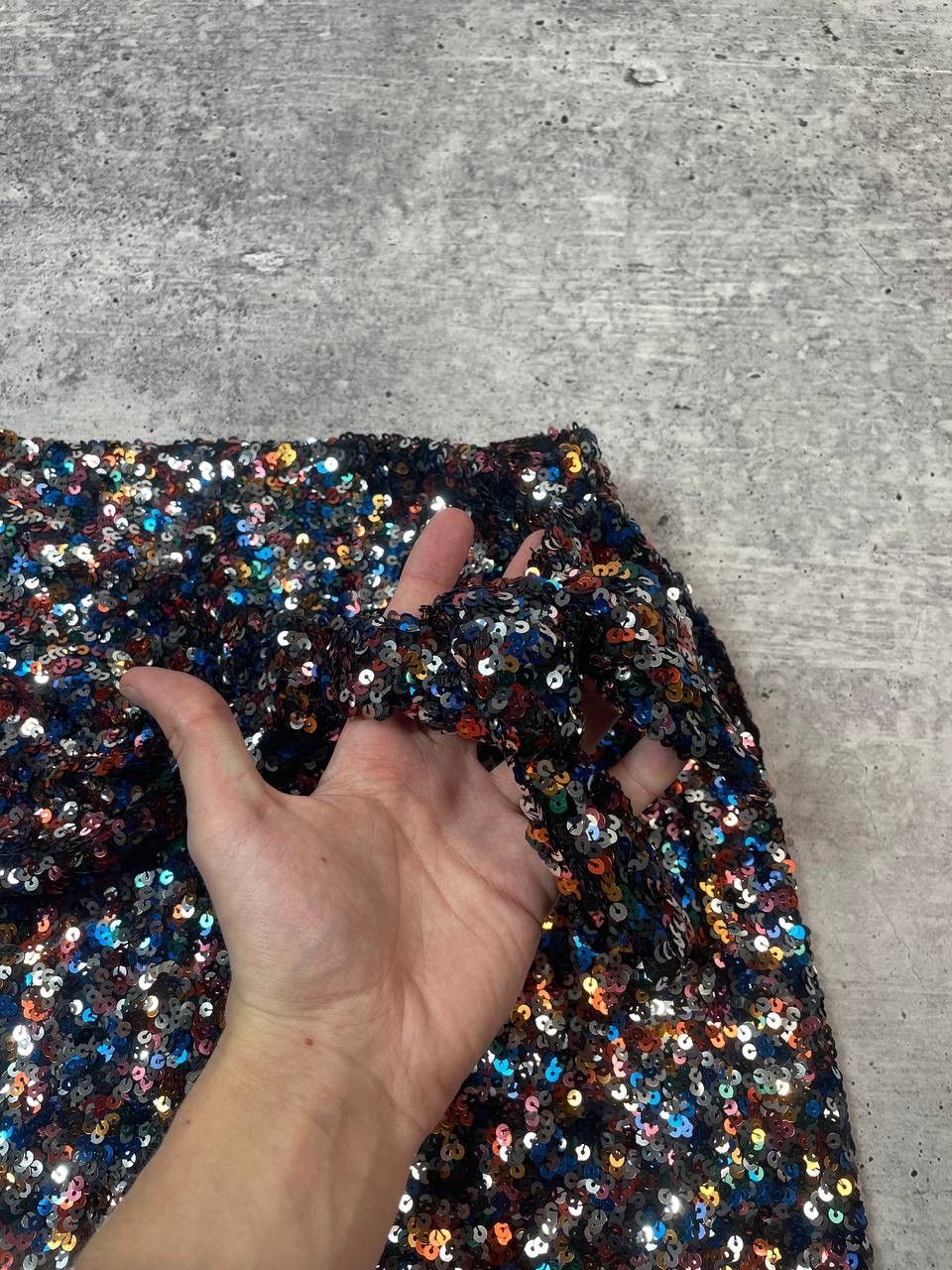 Sezane Sezane Pacome Sequit Mini Skirt Glitter Y2K Size 24" / US 00 / IT 34 - 3 Thumbnail