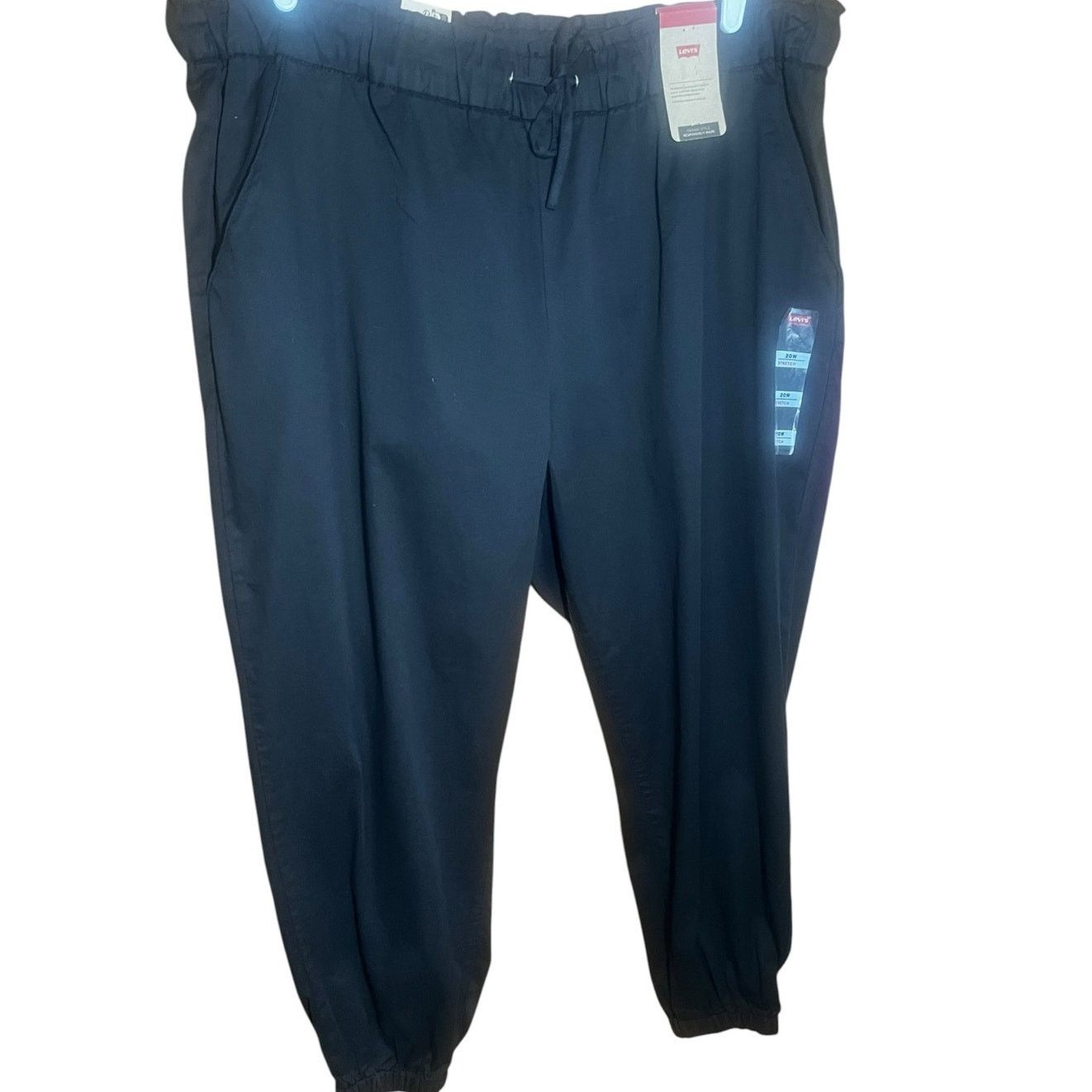 Levi's Levi's Black Jogger Sz 20W NWT Drawstring/Elasticized Waist Size 42" / US 20 - 2 Thumbnail