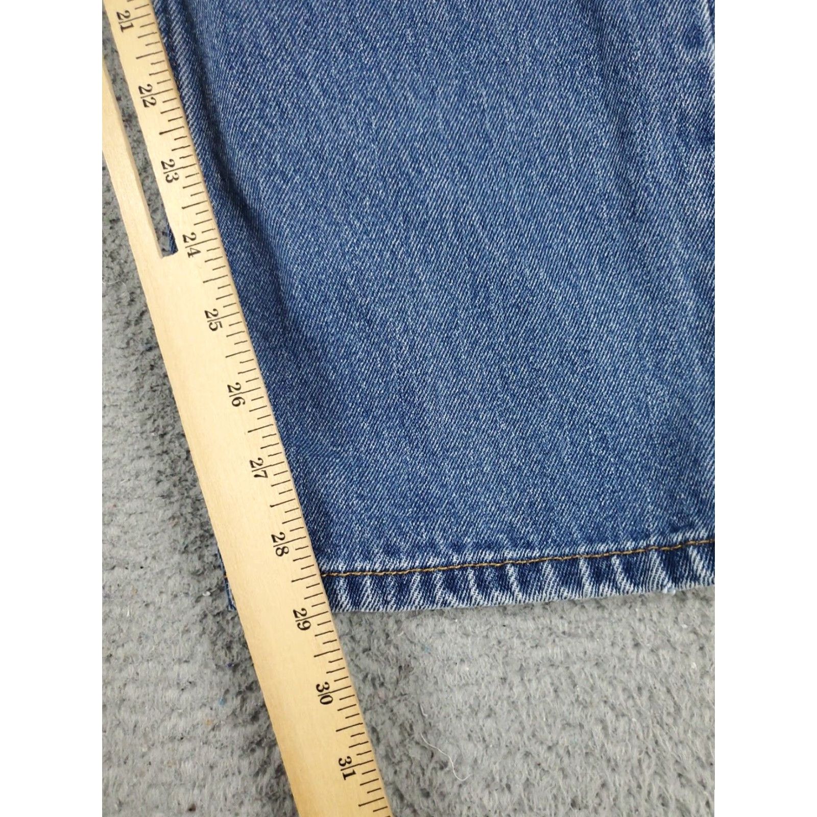 Levi's Levis 505 Jeans Mens 36x30 Blue Straight Leg Denim Pants Size US 36 / EU 52 - 5 Thumbnail