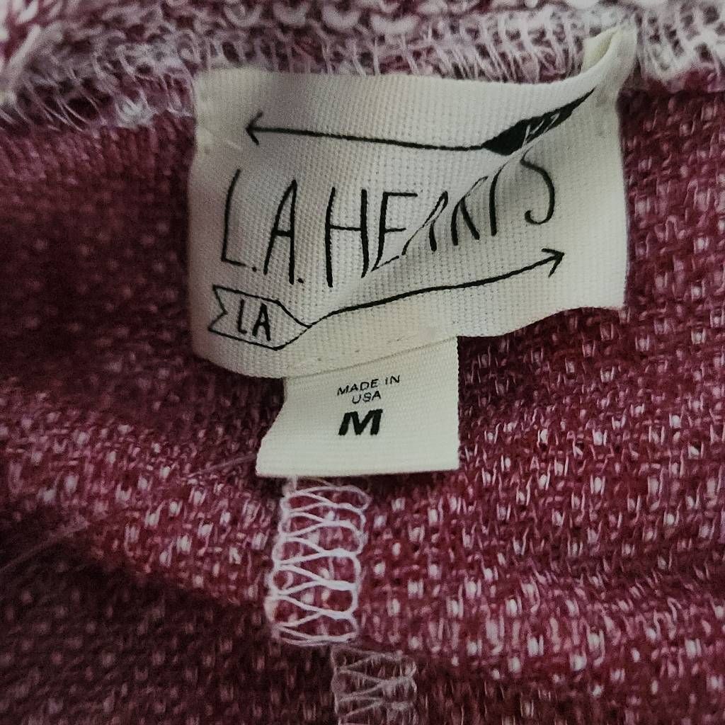 size? LA Hearts Women's Size Medium Wine Cream Open Front Kimono C Size M / US 6-8 / IT 42-44 - 2 Thumbnail