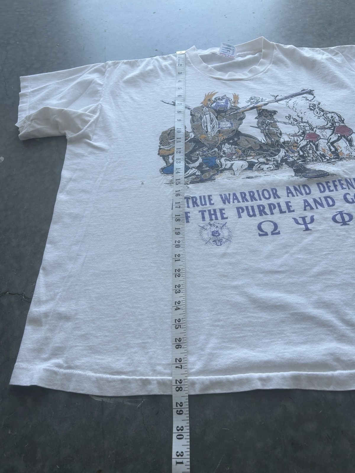 Vintage Crazy Vintage 90s Frat Graphic Tee Size US XXL / EU 58 / 5 - 15 Thumbnail