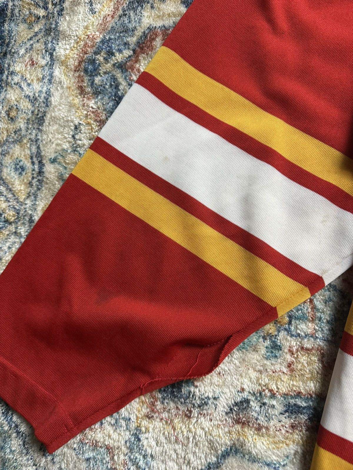 NHL × Vintage Vintage 80s NHL Calgary Flames Hockey Jersey Medium Size US M / EU 48-50 / 2 - 8 Thumbnail