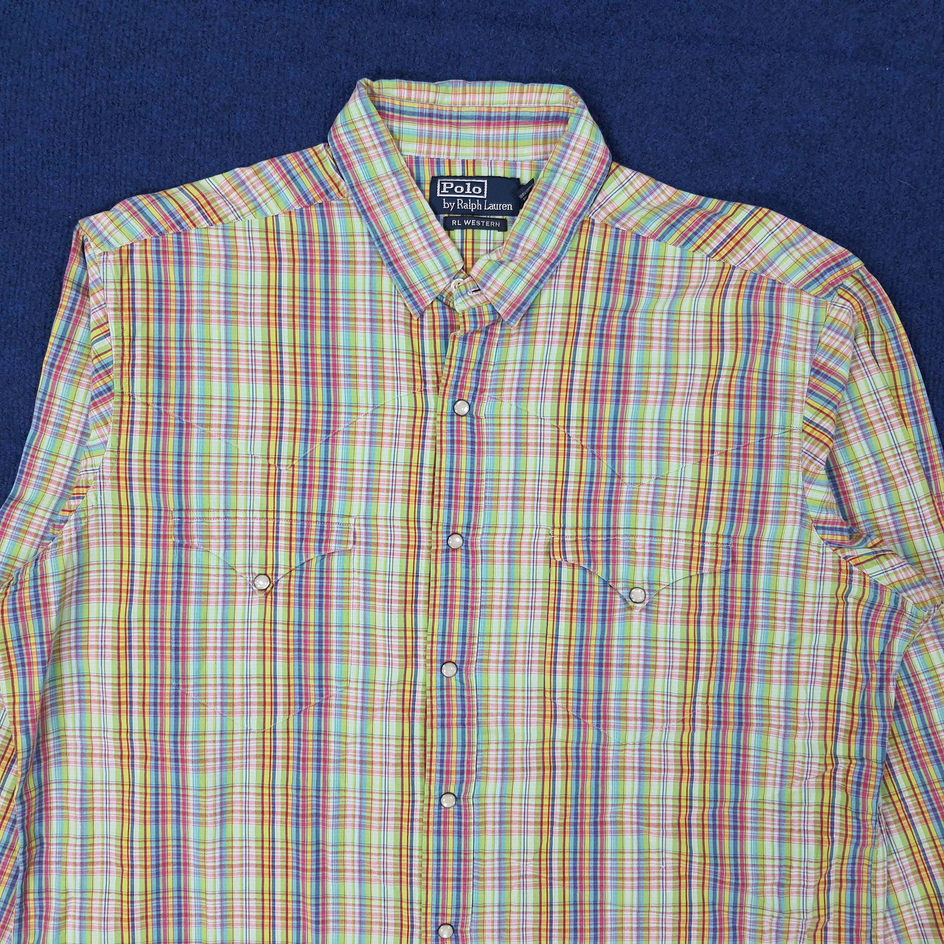 Polo Ralph Lauren Vintage Polo by Ralph Lauren Button Up Shirt C223N41 Size US L / EU 52-54 / 3 - 2 Thumbnail