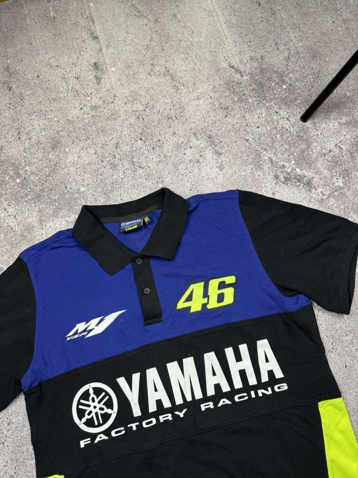 Yamaha Vintage Yamaha Y2K Racing Valentino Rossi 46 polo shirt Size US M / EU 48-50 / 2 - 2 Thumbnail