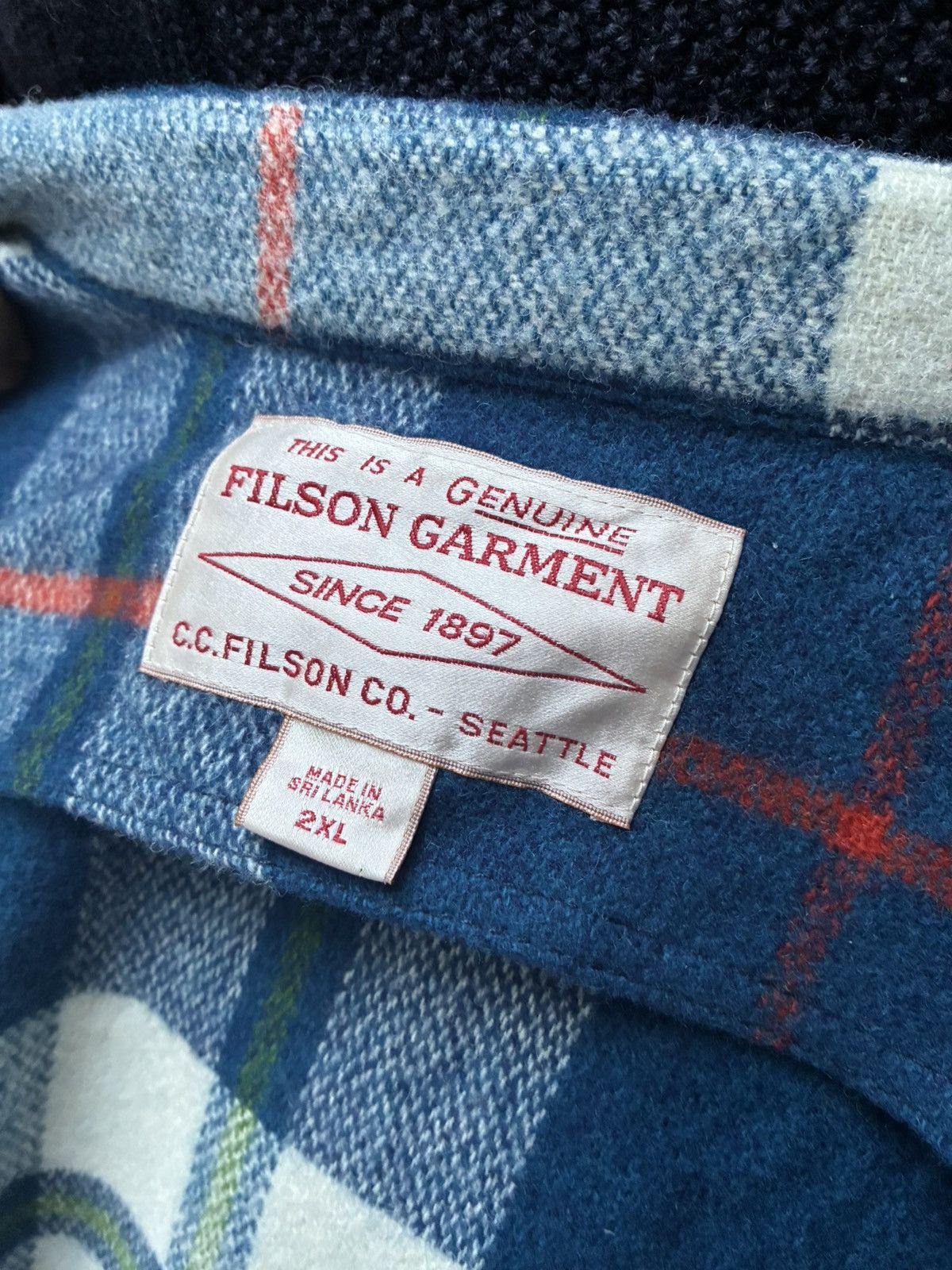 Filson FILSON GARMENTS HEAVY WOOL CHECKERED OVERSHIRT Size US XXL / EU 58 / 5 - 1 Thumbnail